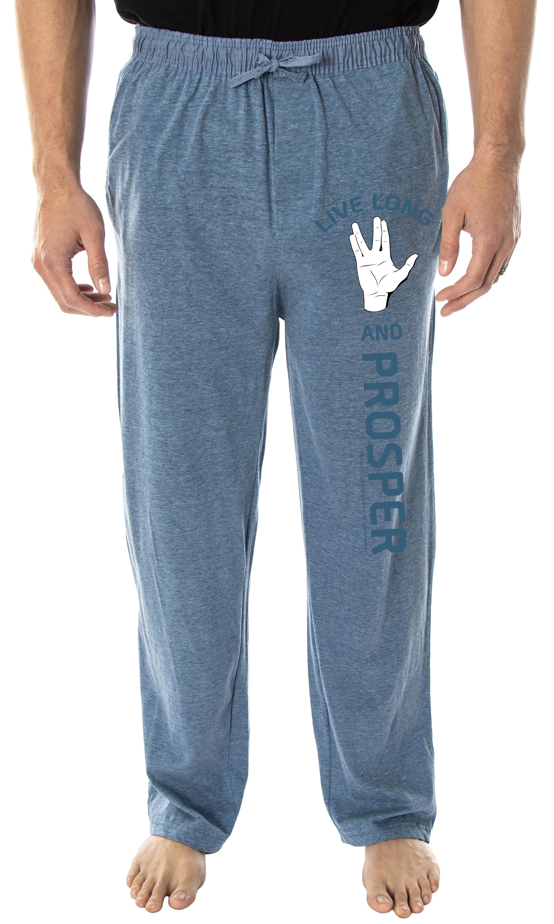 Star Trek Men's The Original Series Spock Live Long And Prosper Pajama Pants