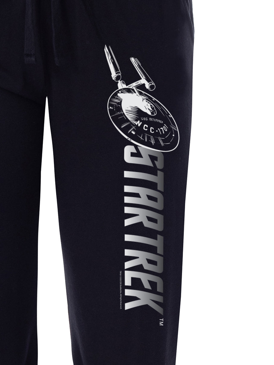 Star Trek Womens' USS Enterprise NCC-1701 Ship Sleep Pajama Pants
