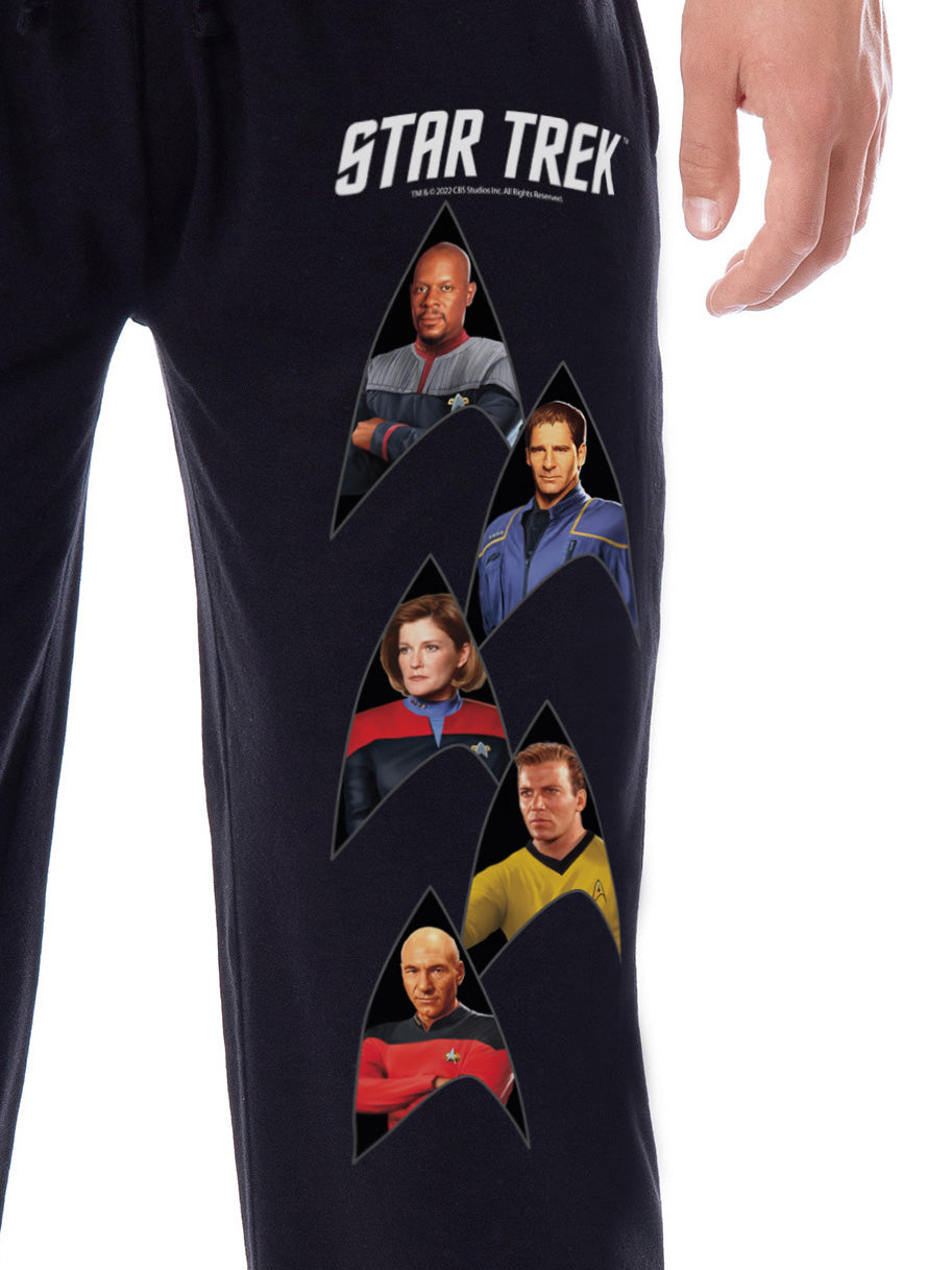 Star Trek Mens' TV Show Series Characters Sleep Jogger Pajama Pants