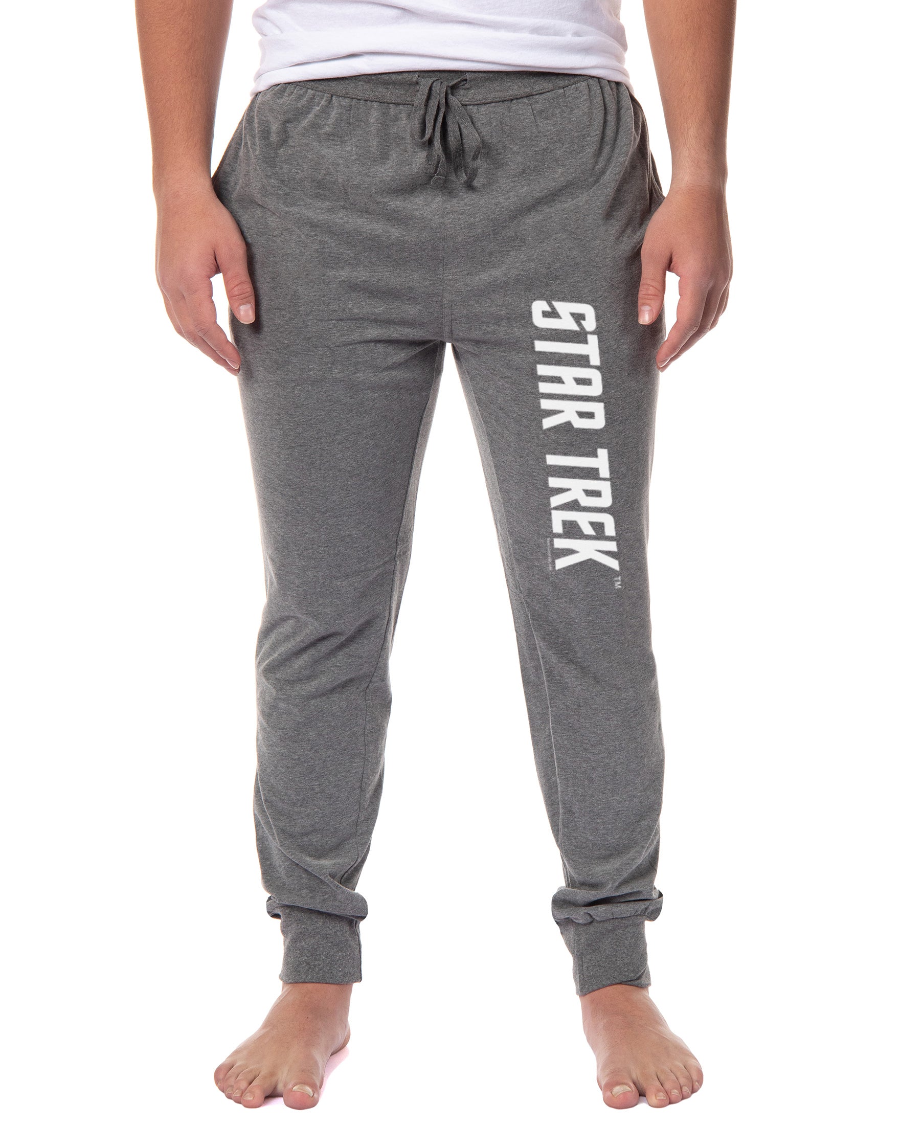 Star Trek Pajamas The Original Series Logo Men's Jogger Pajama Pants