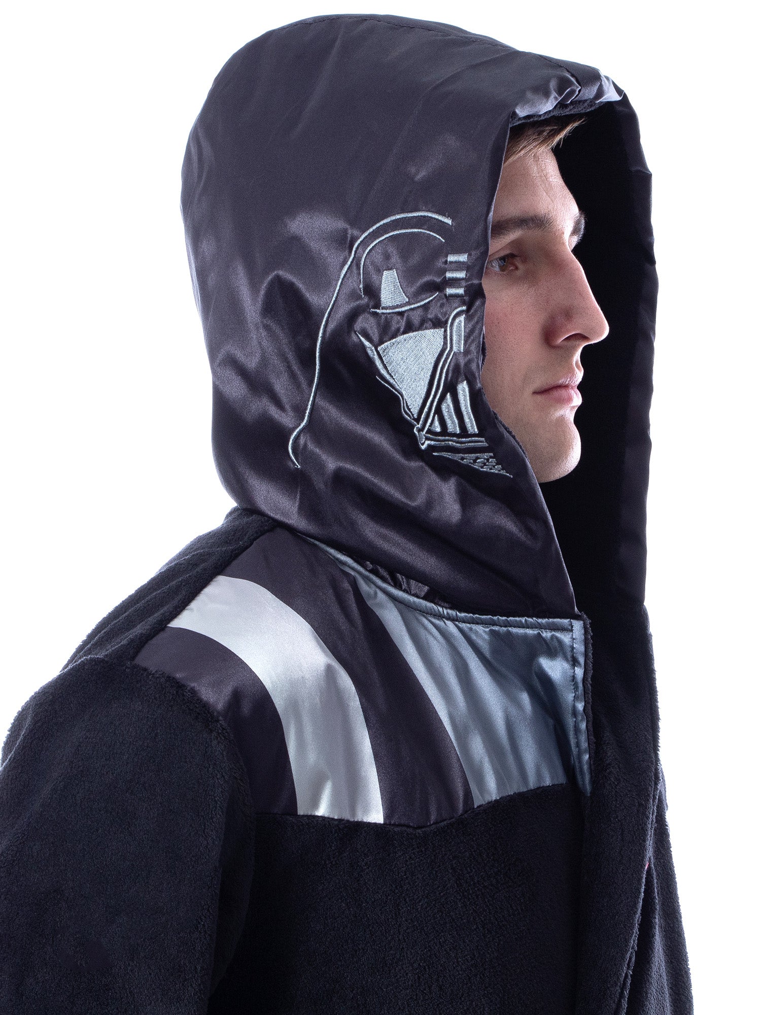 Star Wars Mens Darth Vader Costume Fleece Robe Bathrobe 2XL/3XL