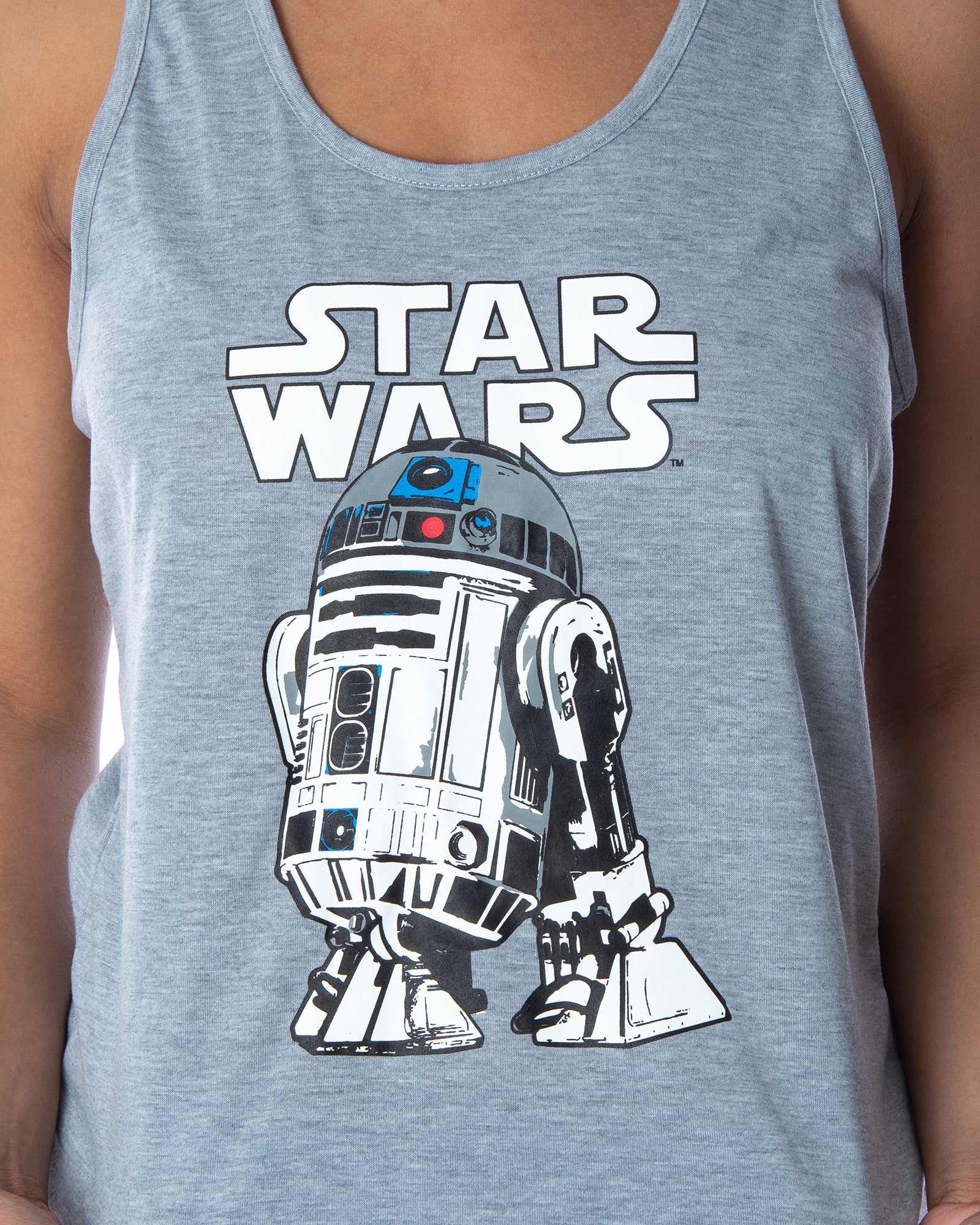 Star Wars Women's R2-D2 Beep Beep Boop Boop! Racerback Tank Shorts Pajama Set