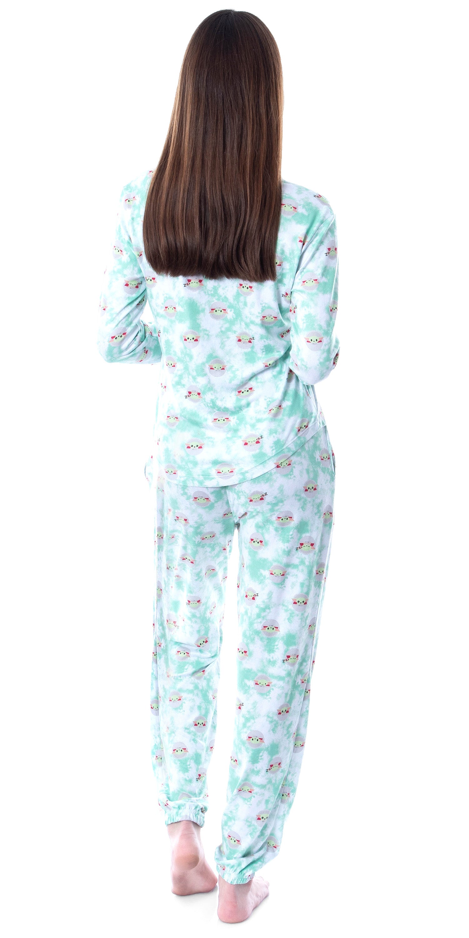 Star Wars Women's The Mandalorian The Child in Pram 2 Piece Pajama Set