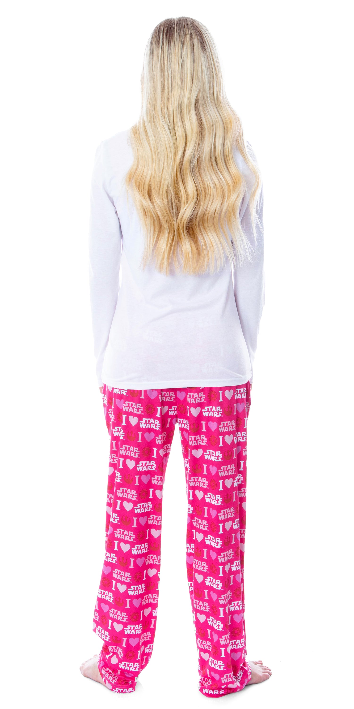 Star Wars Womens' I Love Heart Rebels Galactic Empire Pajama Pants
