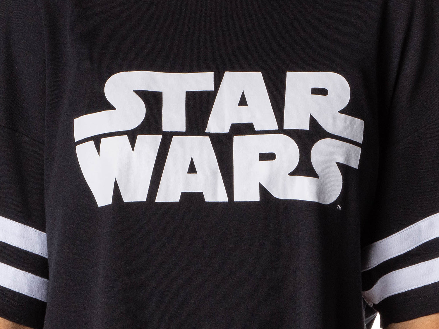 Star Wars Womens' Movie Film Title Logo Nightgown Sleep Pajama Shirt