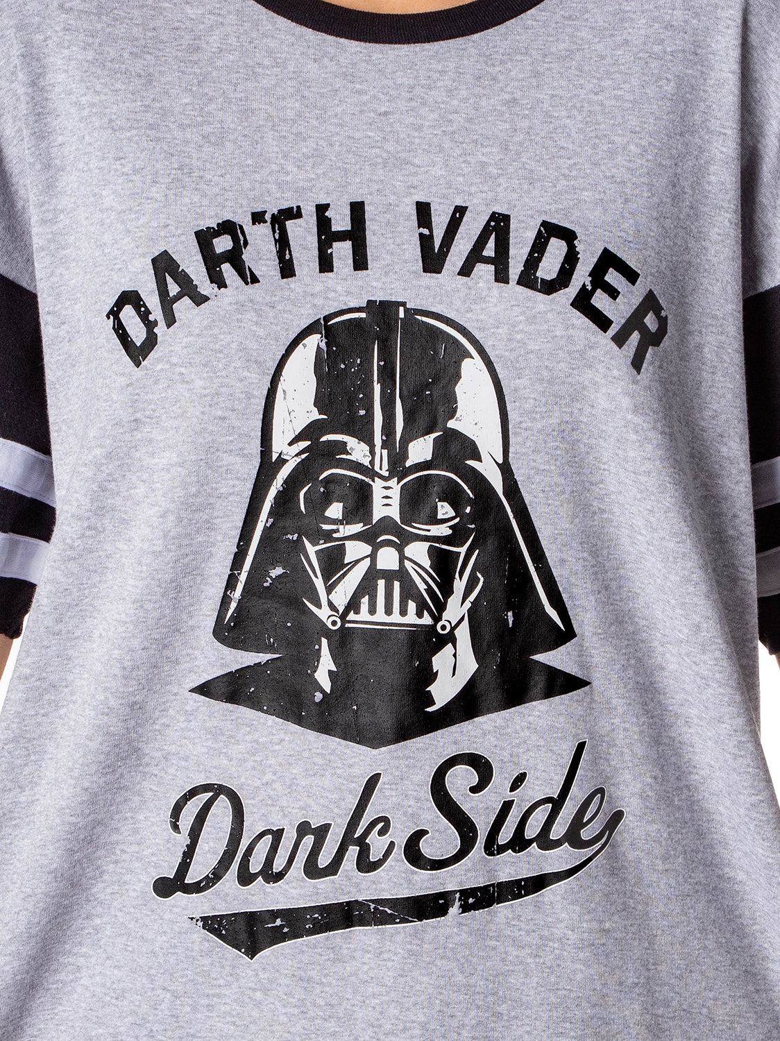 Star Wars Womens' Distressed Darth Vader Nightgown Sleep Pajama Shirt