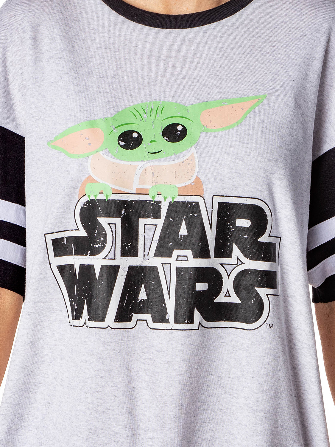 Star Wars Womens' The Mandalorian Grogu Baby Yoda Nightgown Pajama Dress