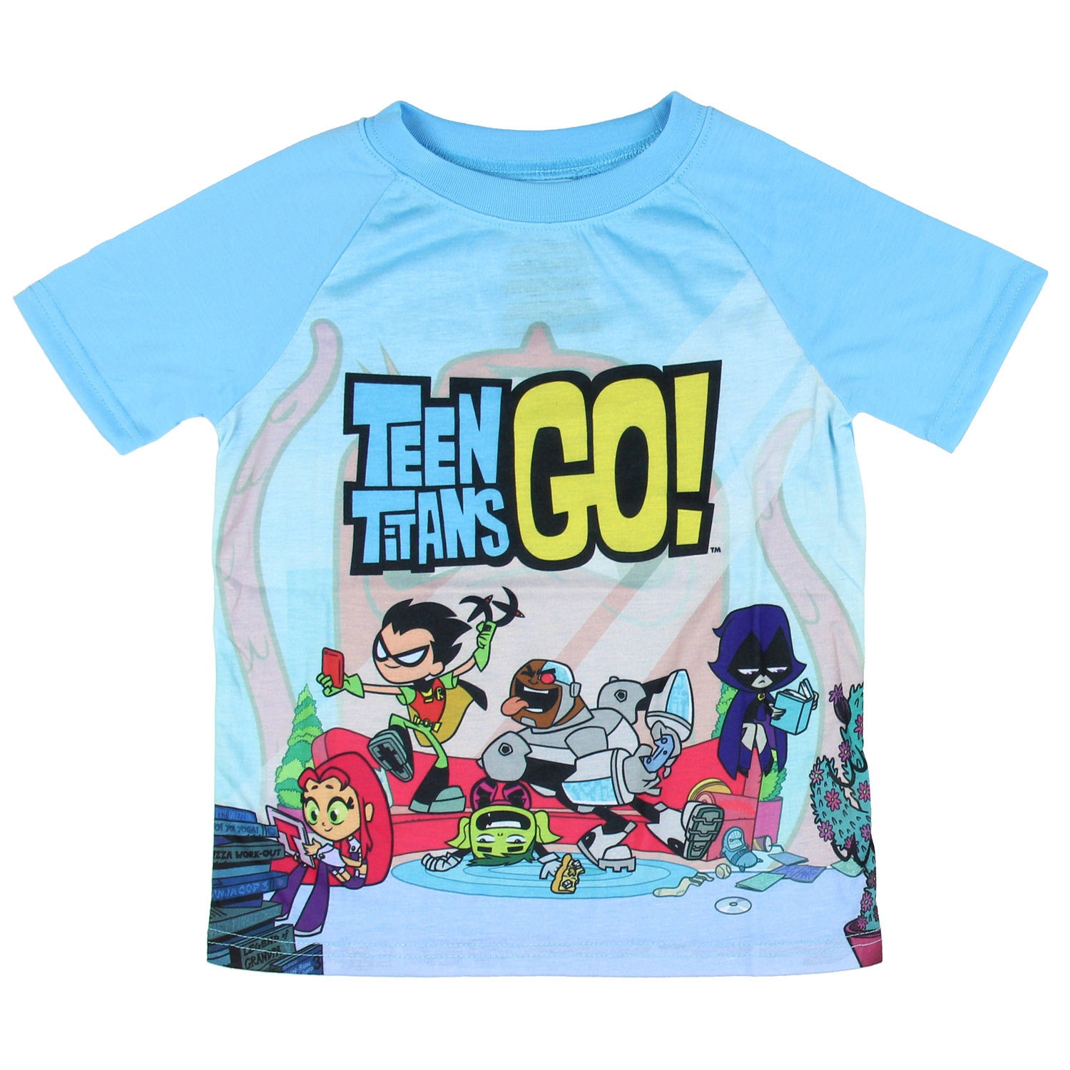 Teen Titans Go! Big Boys Chill 2 Piece Short Pajama Set