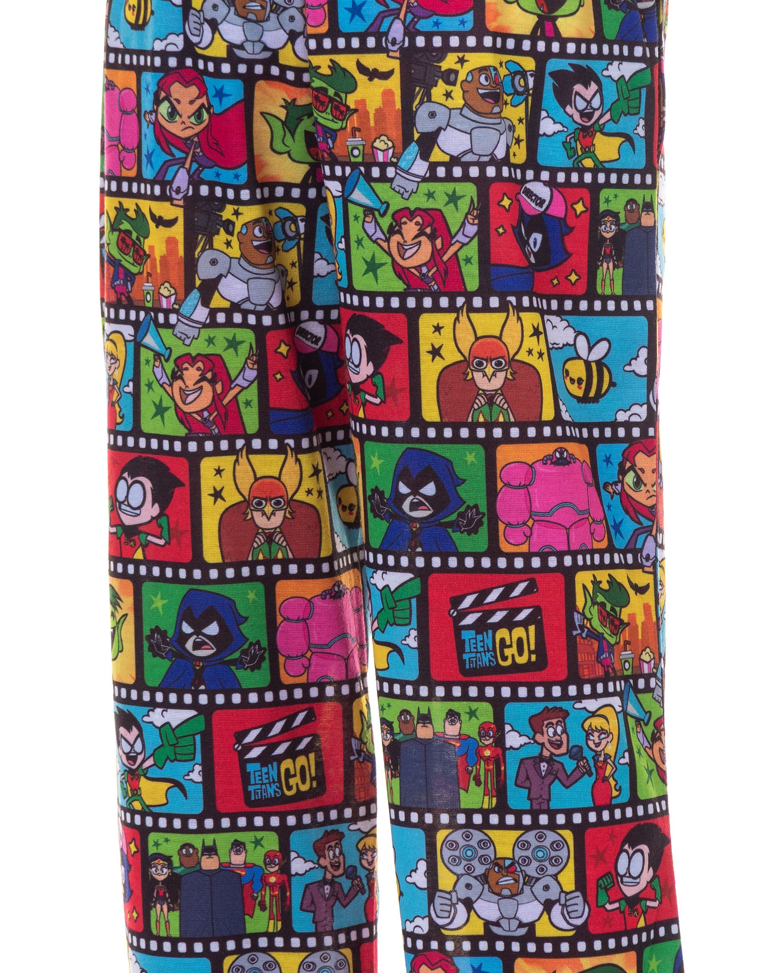 Teen Titans Go! Pajamas Boys' Filmstrip Design 2-Piece Lounge Sleep Set