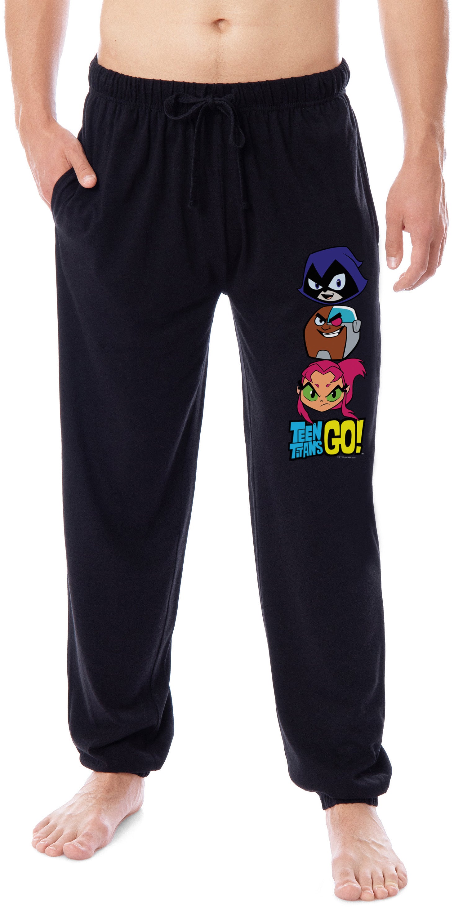 DC Comics Teen Titans Go! Mens' Character Sleep Jogger Pajama Pants