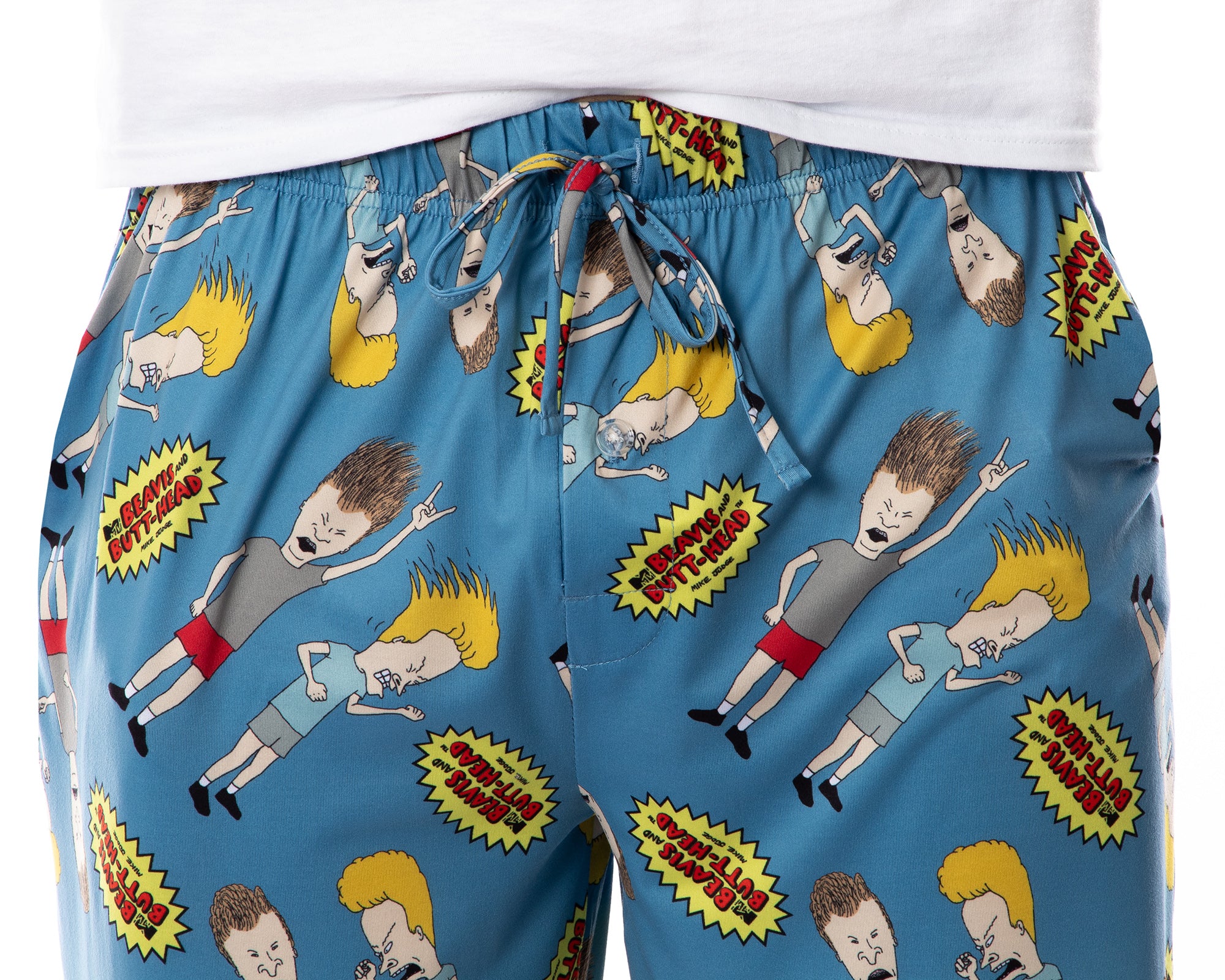 MTV Mens' Beavis and Butt-Head Logo TV Show Sleep Pajama Pants