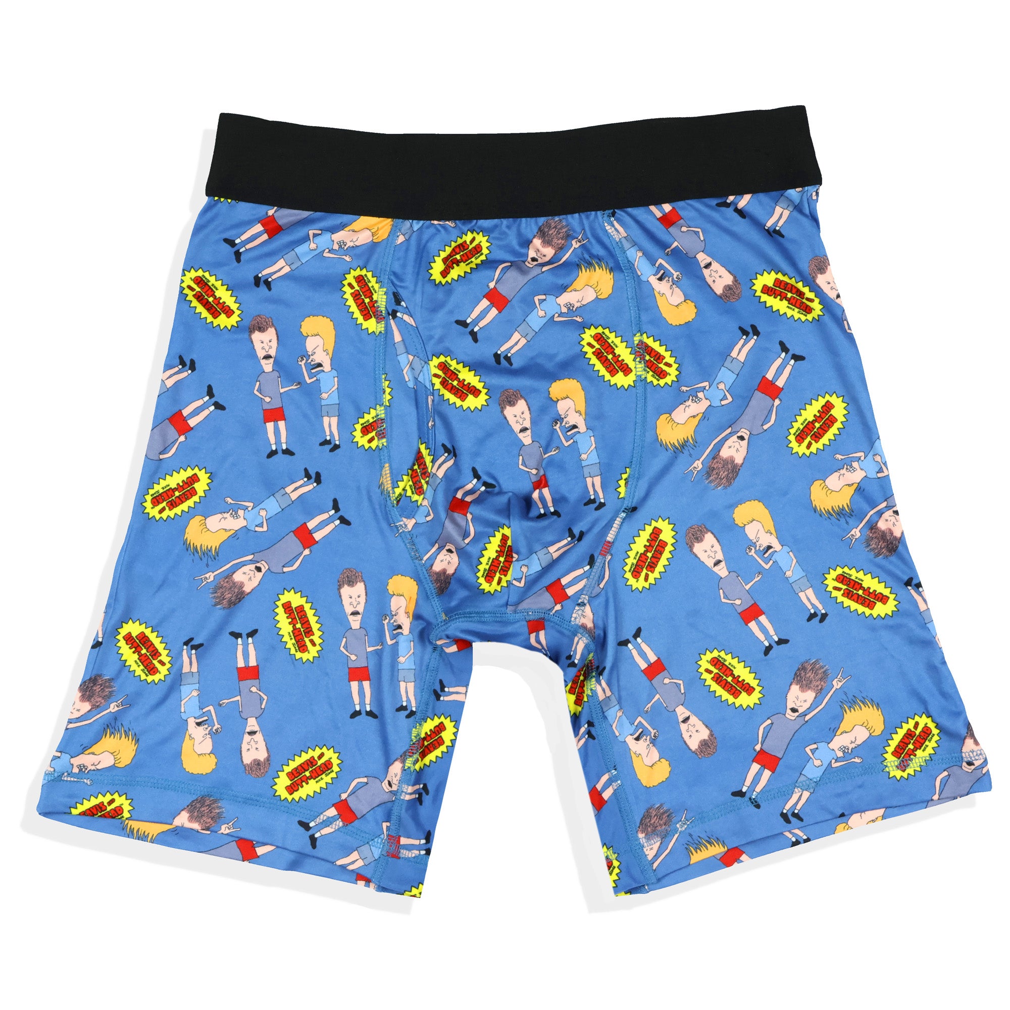 MTV Beavis and Butt-Head Boxer Briefs Men's Character Logo Design Underwear