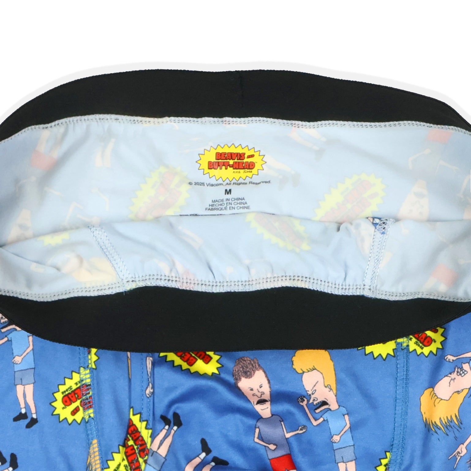 MTV Beavis and Butt-Head Boxer Briefs Men's Character Logo Design Underwear