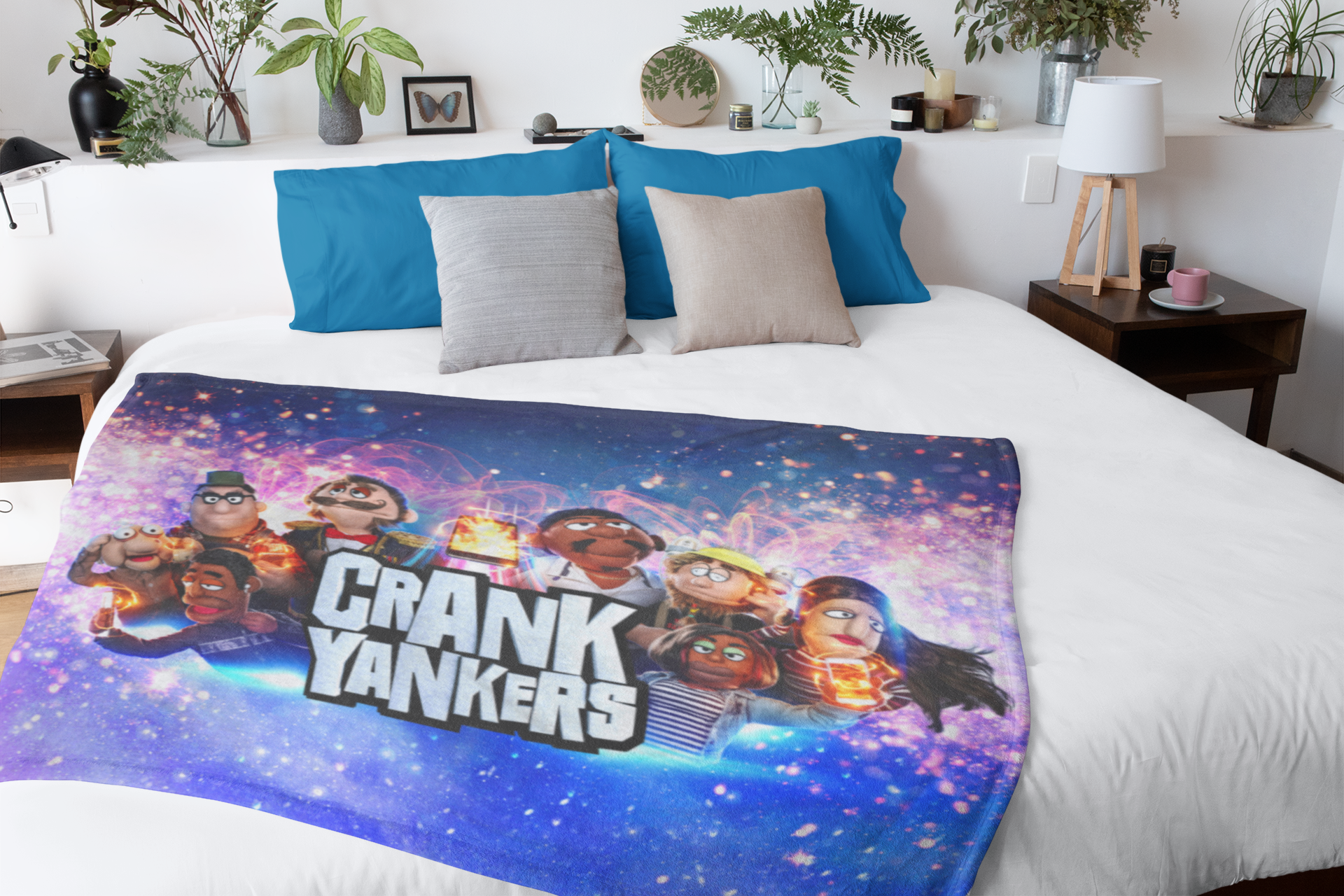Crank Yankers Character Poster Silk Touch Plush Fleece Throw Blanket Wall Scroll