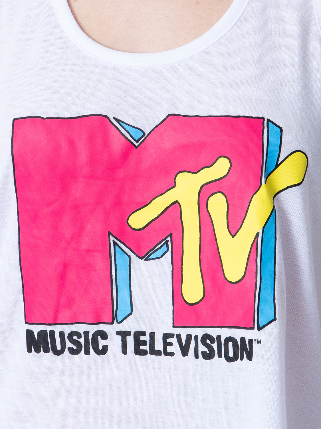 MTV Womens' Music Television Logo Sleep Pajama Set Short Tank Top