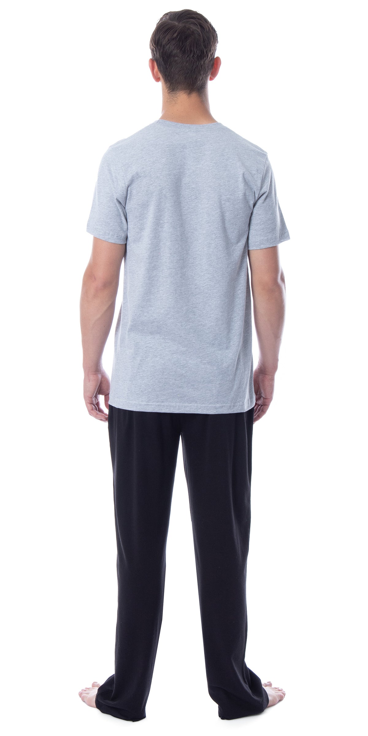 MTV Mens' Music Television Glitch Moonman '80s Logo Sleep Pajama Set