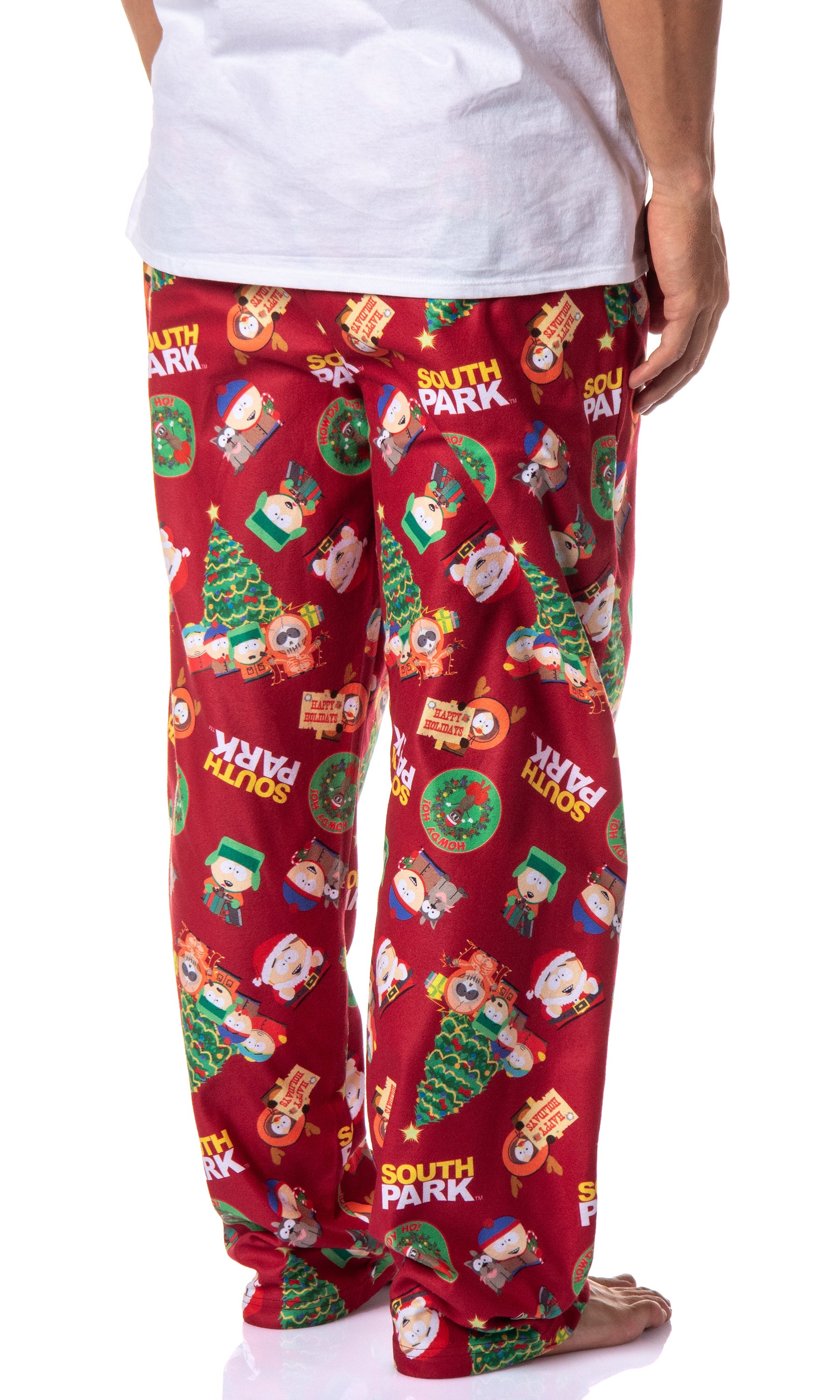 South Park Mens' TV Show Stan Kyle Cartman Kenny Christmas Pajama Pants
