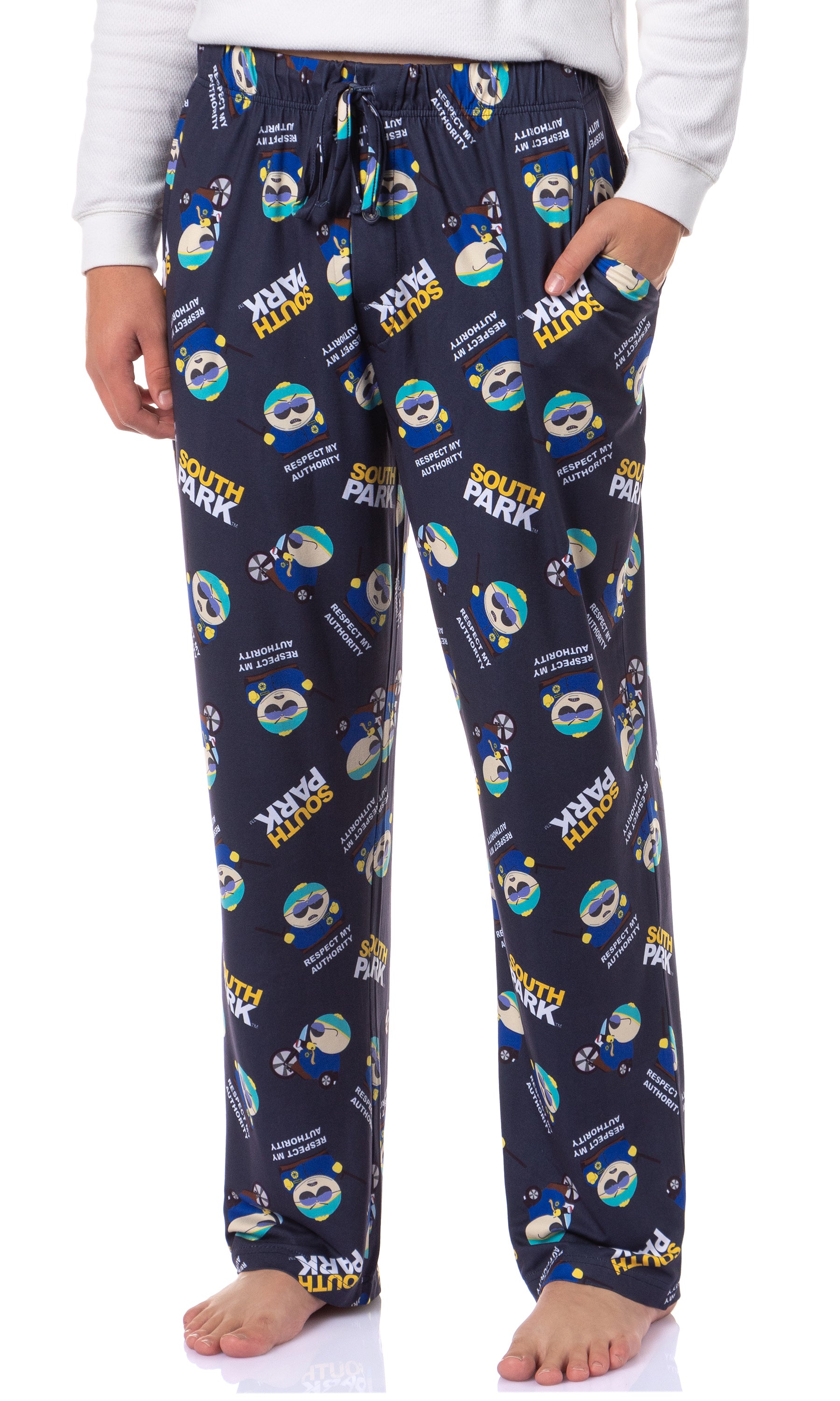 South Park Men's Cartman You Will Respect My Authority Pajama Pants