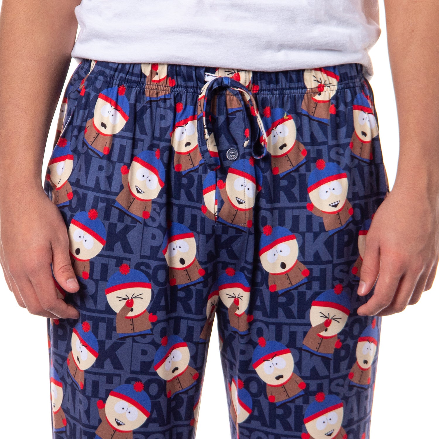 South Park Men's Stan Marsh Expressions Tossed Print Sleep Pajama Pants