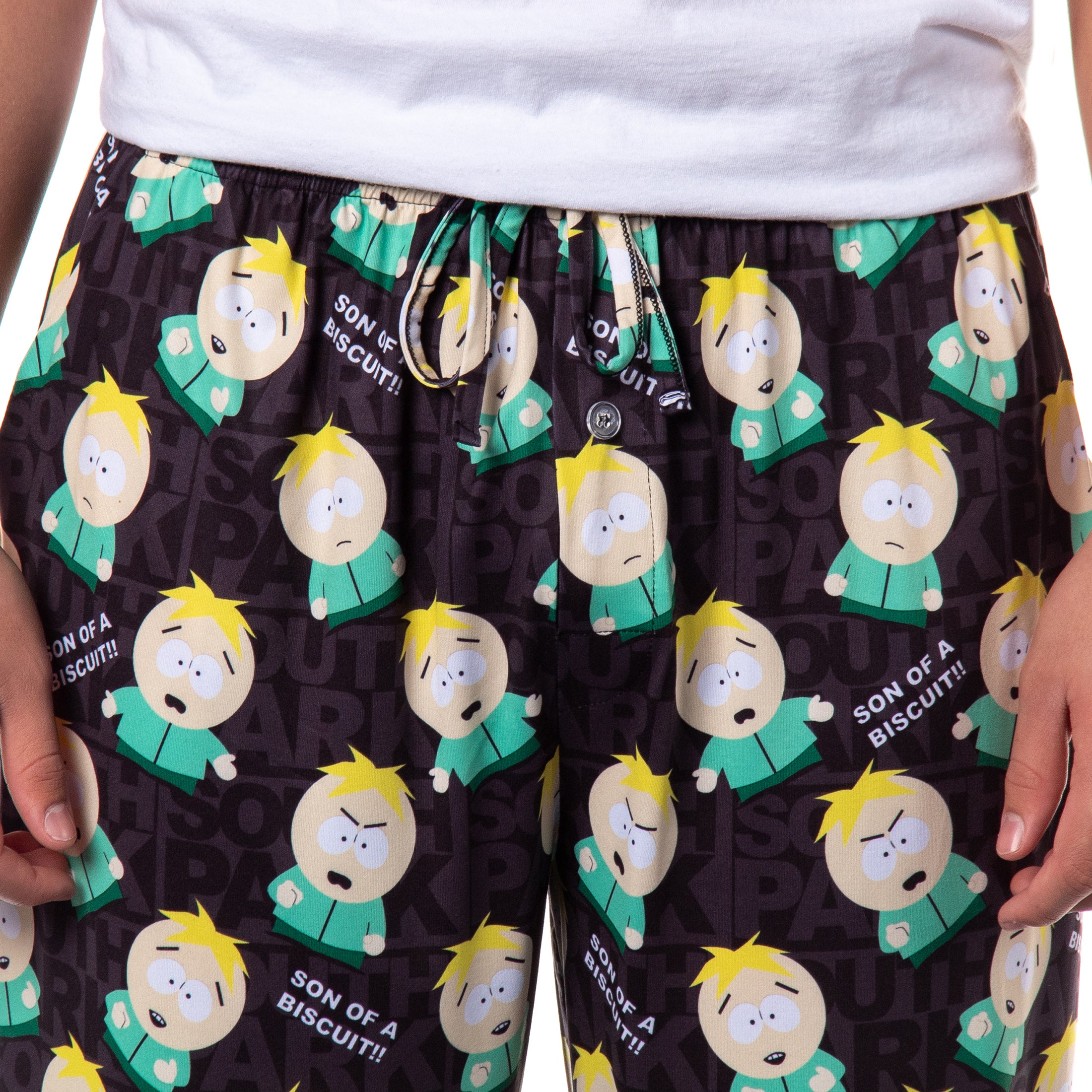 South Park Pajamas Men's Butters Son of a Biscuit Lounge Pajama Pants