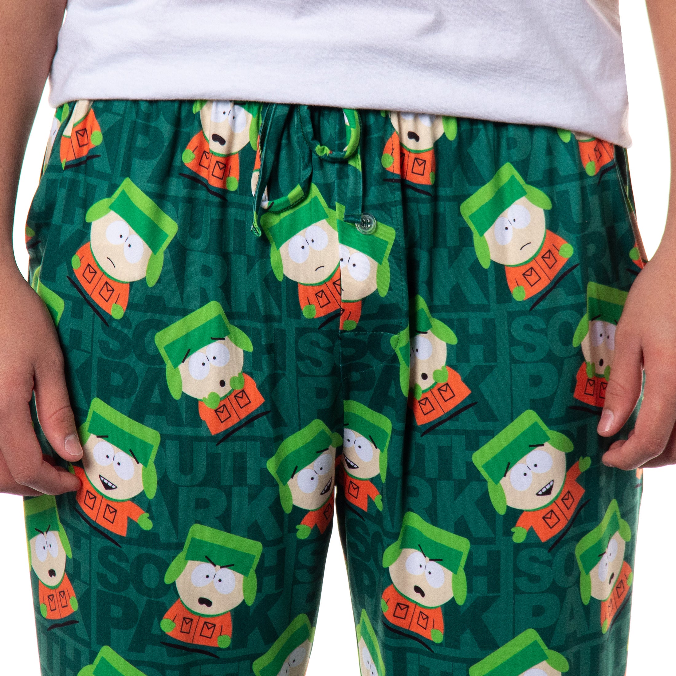 South Park Men's Kyle Broflovski Expressions Pajama Pants Lounge Bottoms