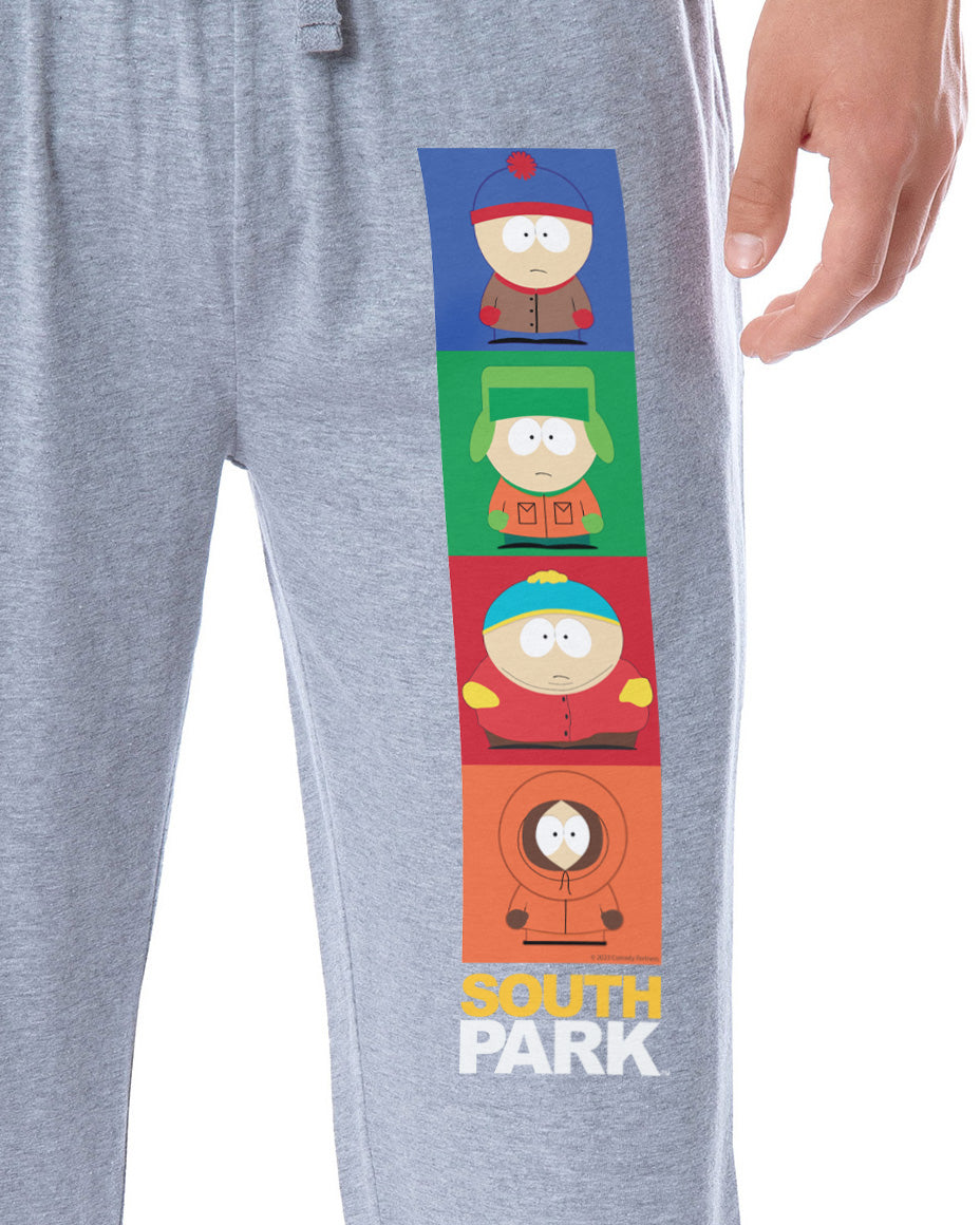 South Park TV Show Mens' Stan Kyle Cartman Kenny Sleep Jogger Pajama Pants For Adults