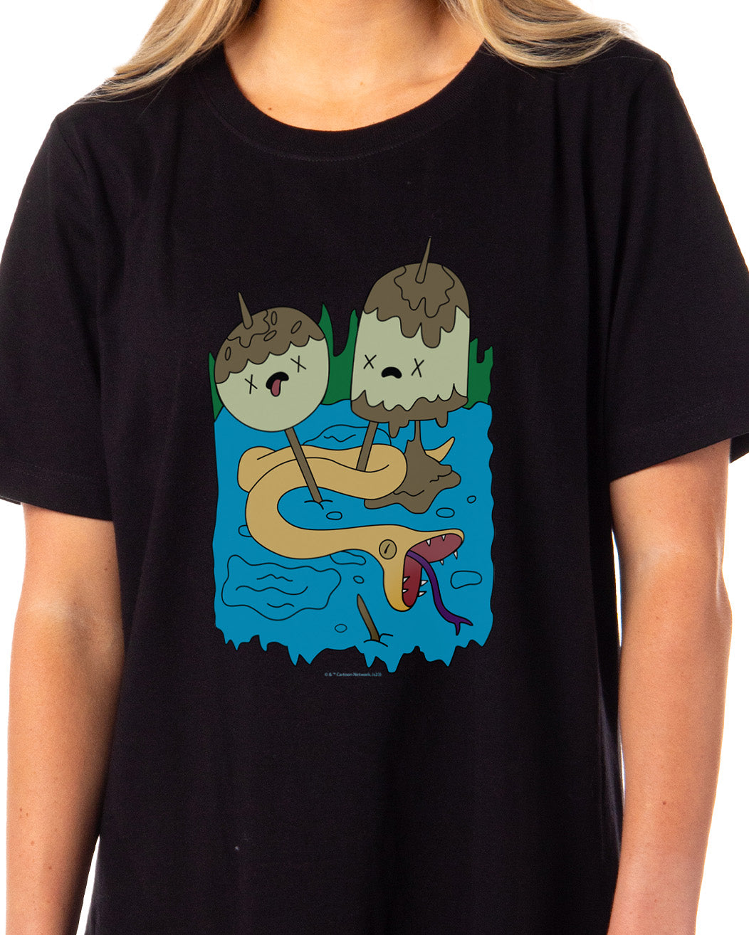 Adventure Time Women's Marceline's Rock Shirt Pajama Dorm Sleep Shirt Nightgown