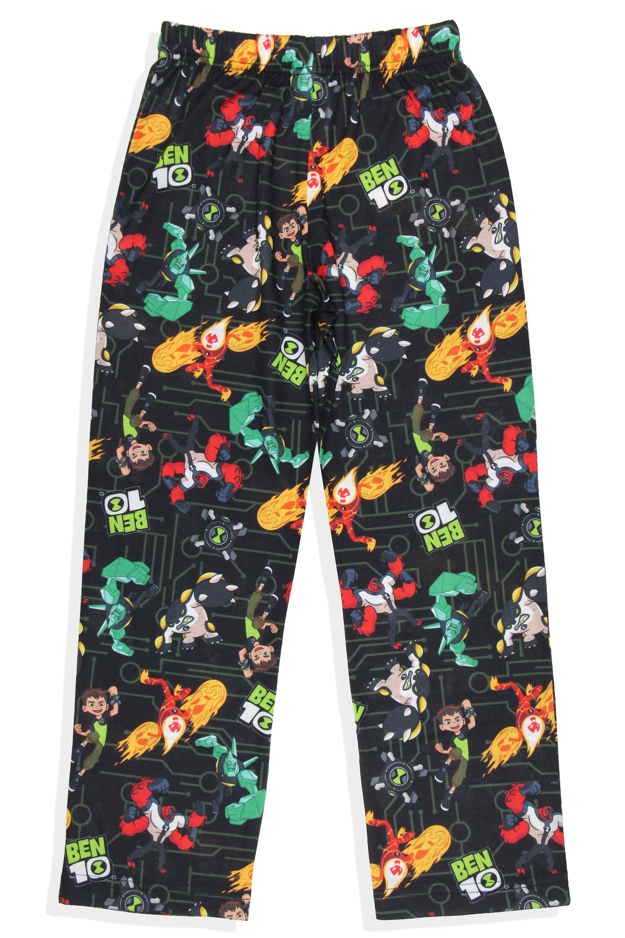 Ben 10 Boys' Cartoon Omnitrix Characters Aliens Tossed Print Sleep Pajama Pants (8)