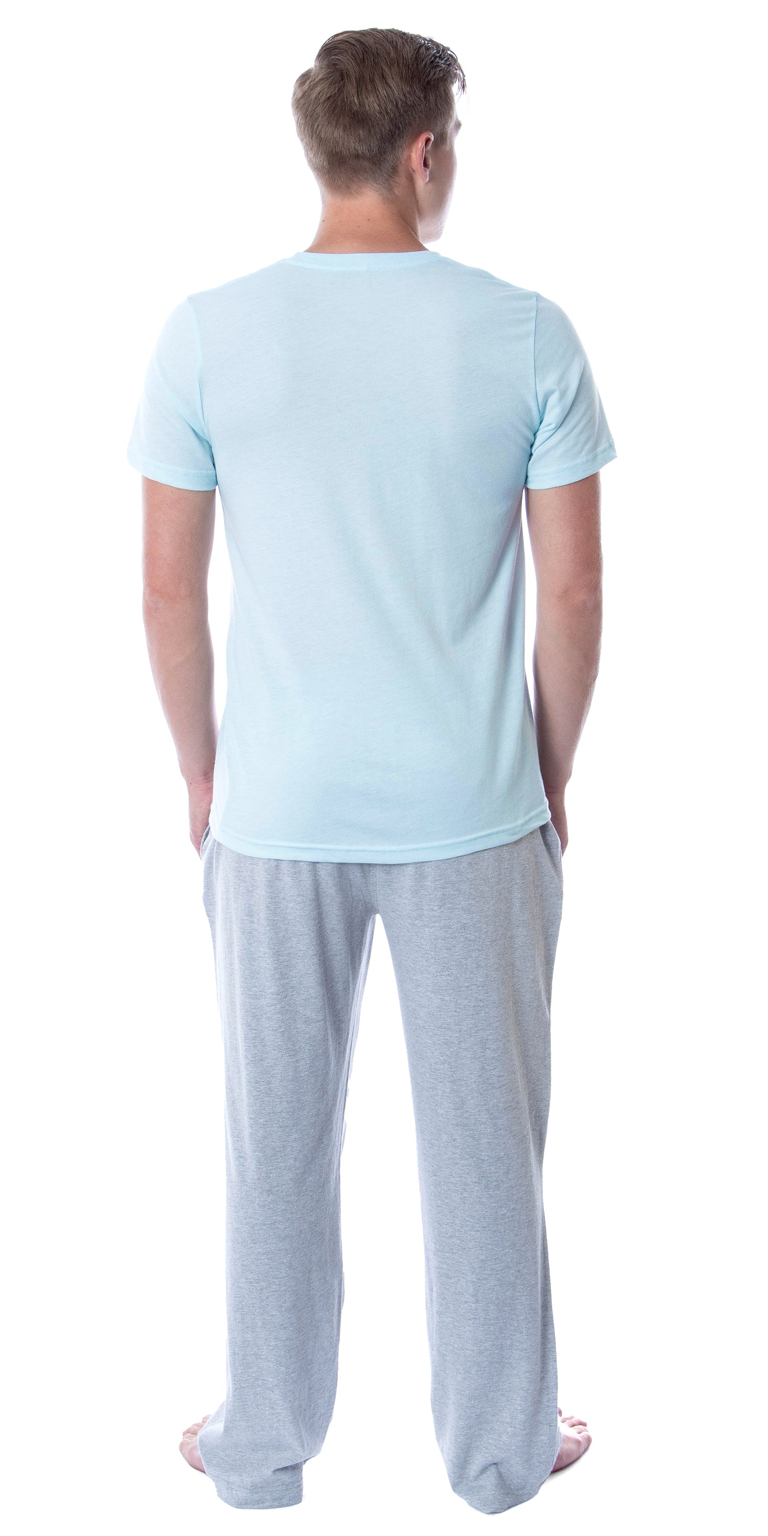 Dumb and Dumber Mens' Harry Dunne Blue Tuxedo Costume Sleep Pajama Set