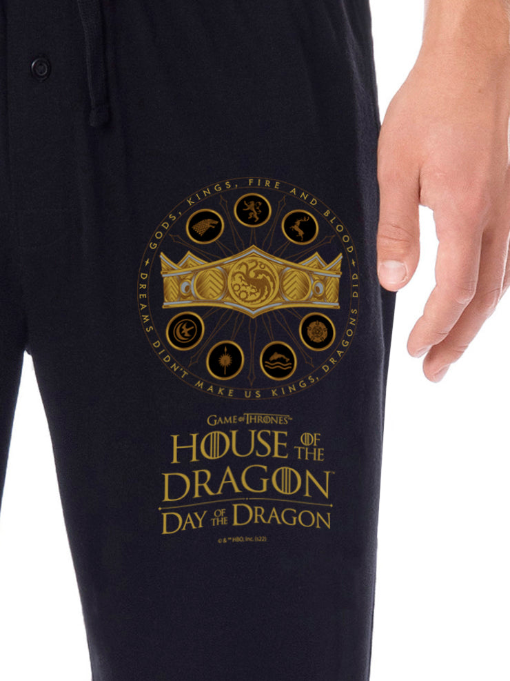 Game Of Thrones House of the Dragon Mens' Day Of The Dragon Pajama Pants