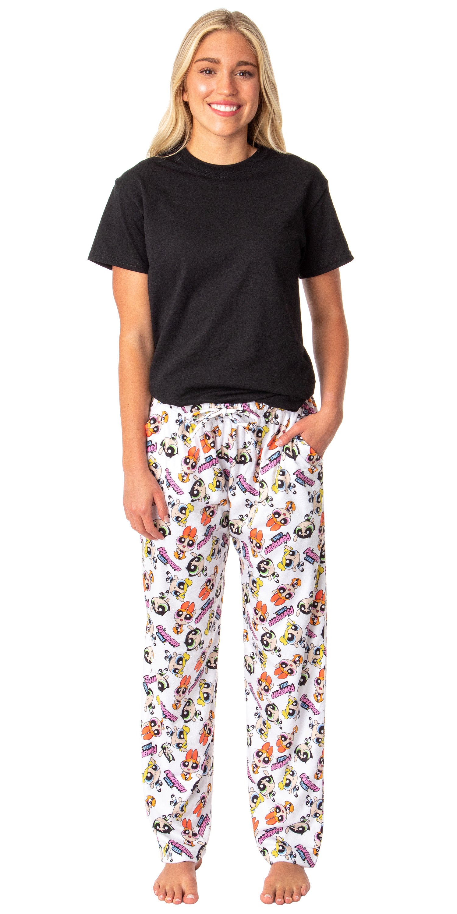 The Powerpuff Girls Womens' TV Series Show Characters Sleep Pajama Pants