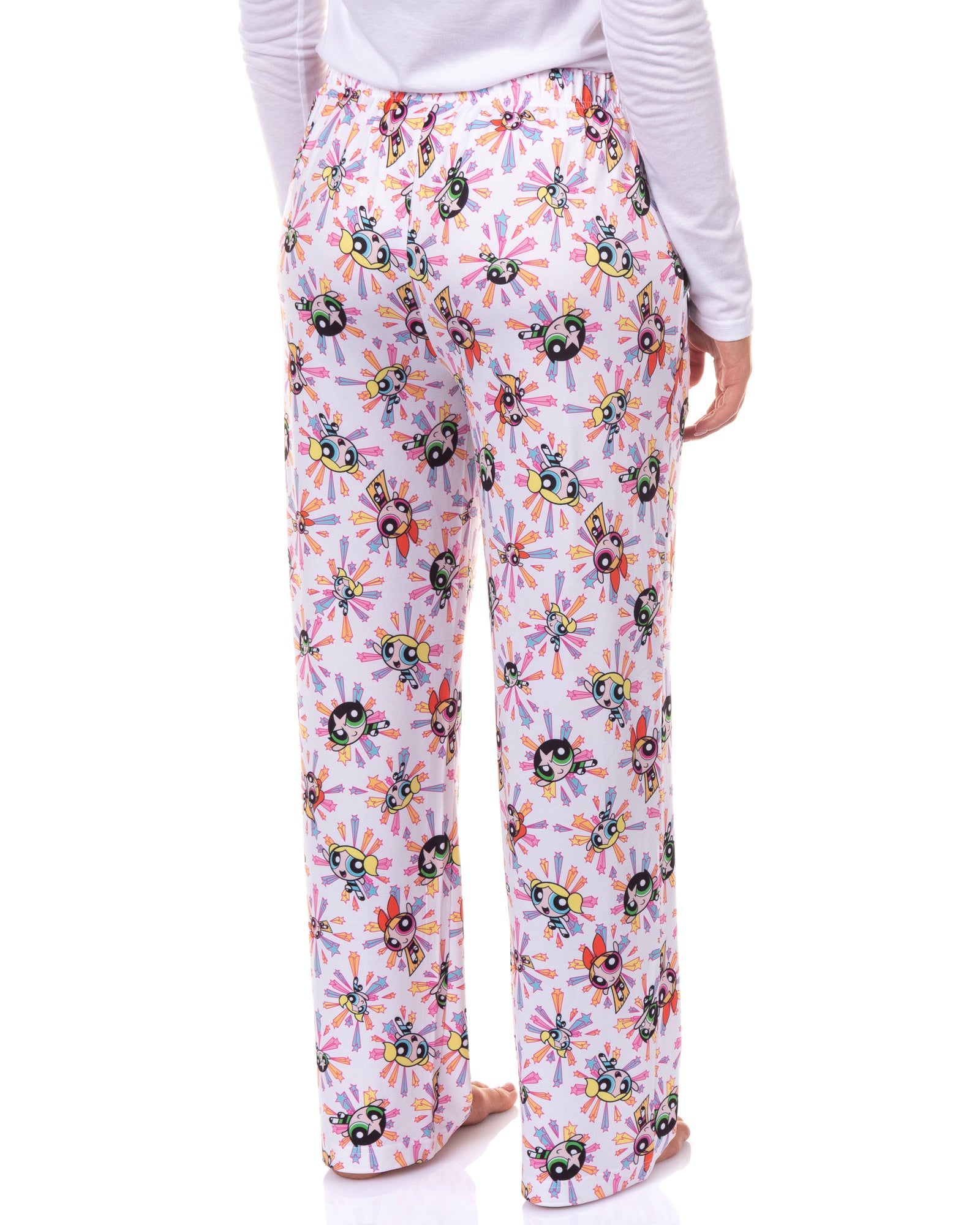 The Powerpuff Girls Pajama Pants Women's Character and Stars Sleep Bottoms