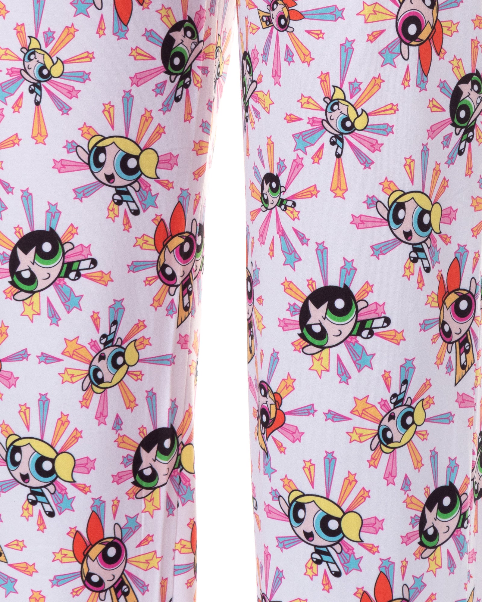 The Powerpuff Girls Pajama Pants Women's Character and Stars Sleep Bottoms