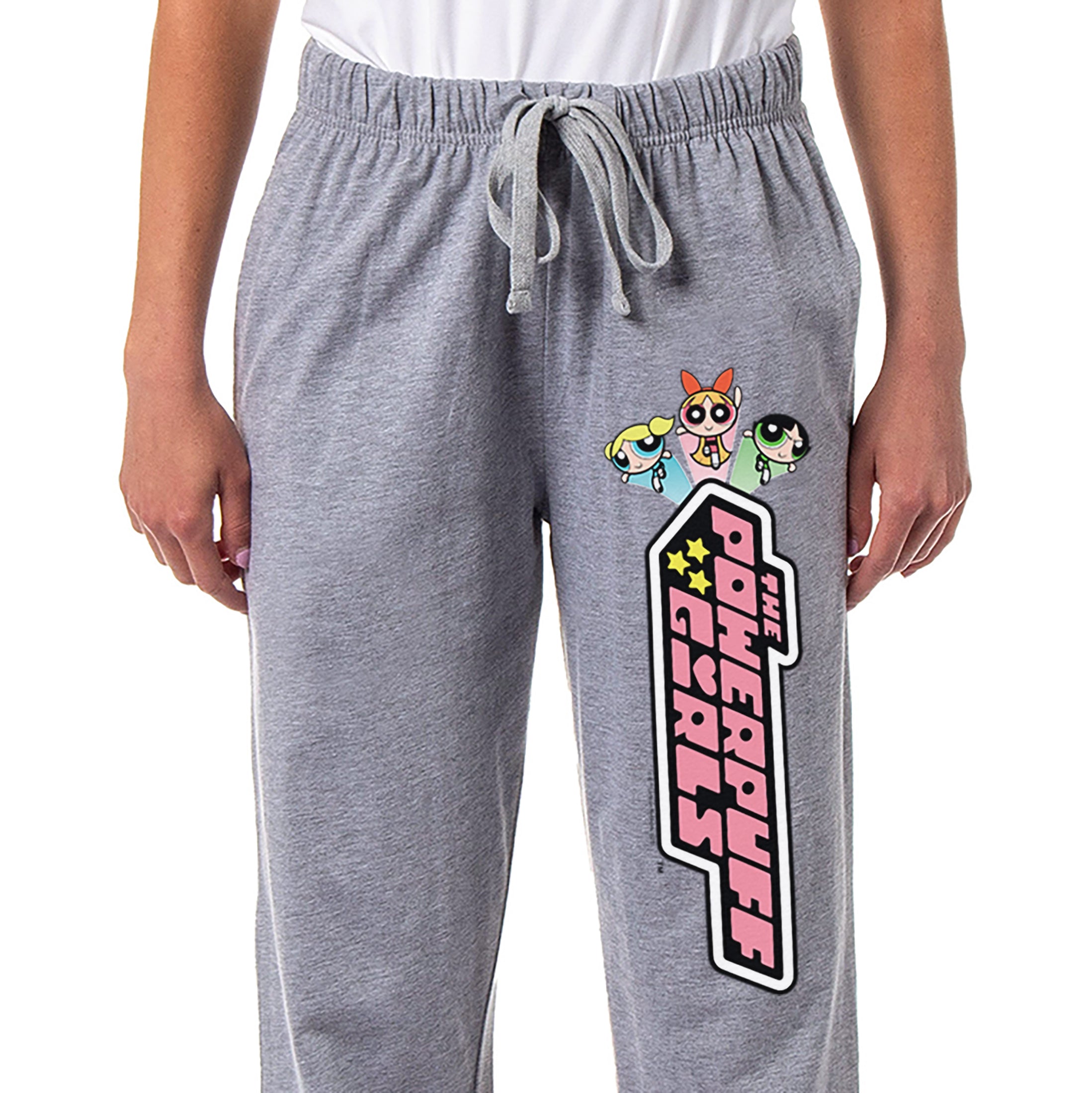 The Powerpuff Girls Women's Buttercup Bubbles Blossom Pajama Pants For Adults