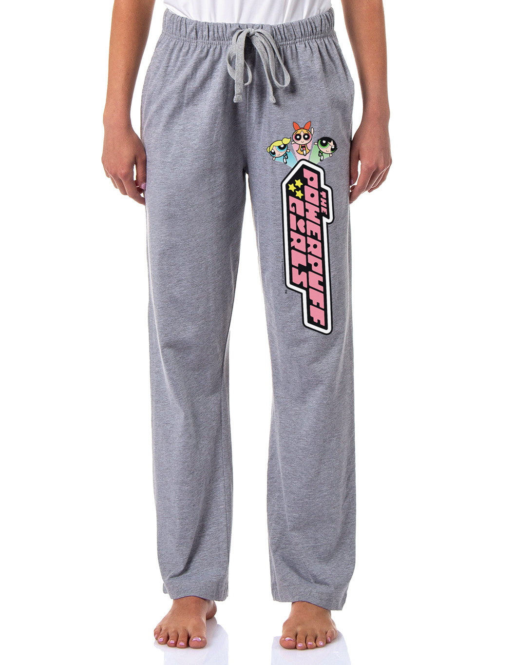 The Powerpuff Girls Women's Buttercup Bubbles Blossom Pajama Pants For Adults