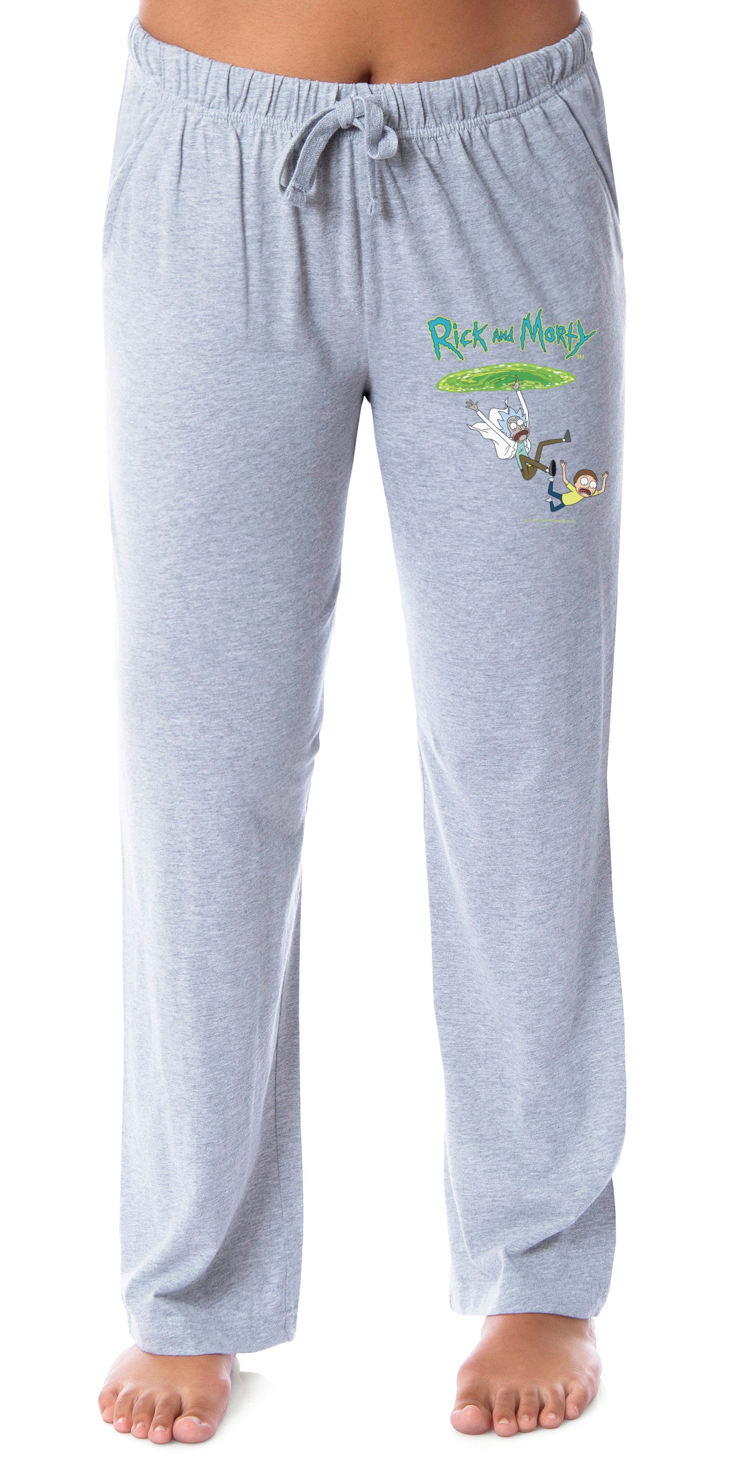 Rick and Morty Womens' TV Show Series Portal Character Sleep Pajama Pants