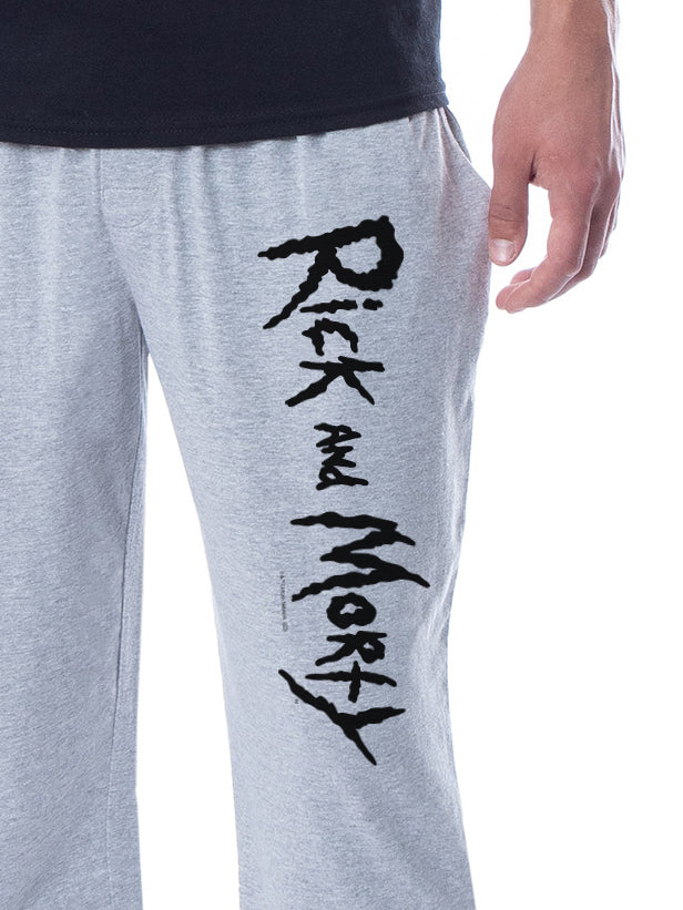 Rick and Morty Mens' TV Show Series Spaceship Title Sleep Pajama Set