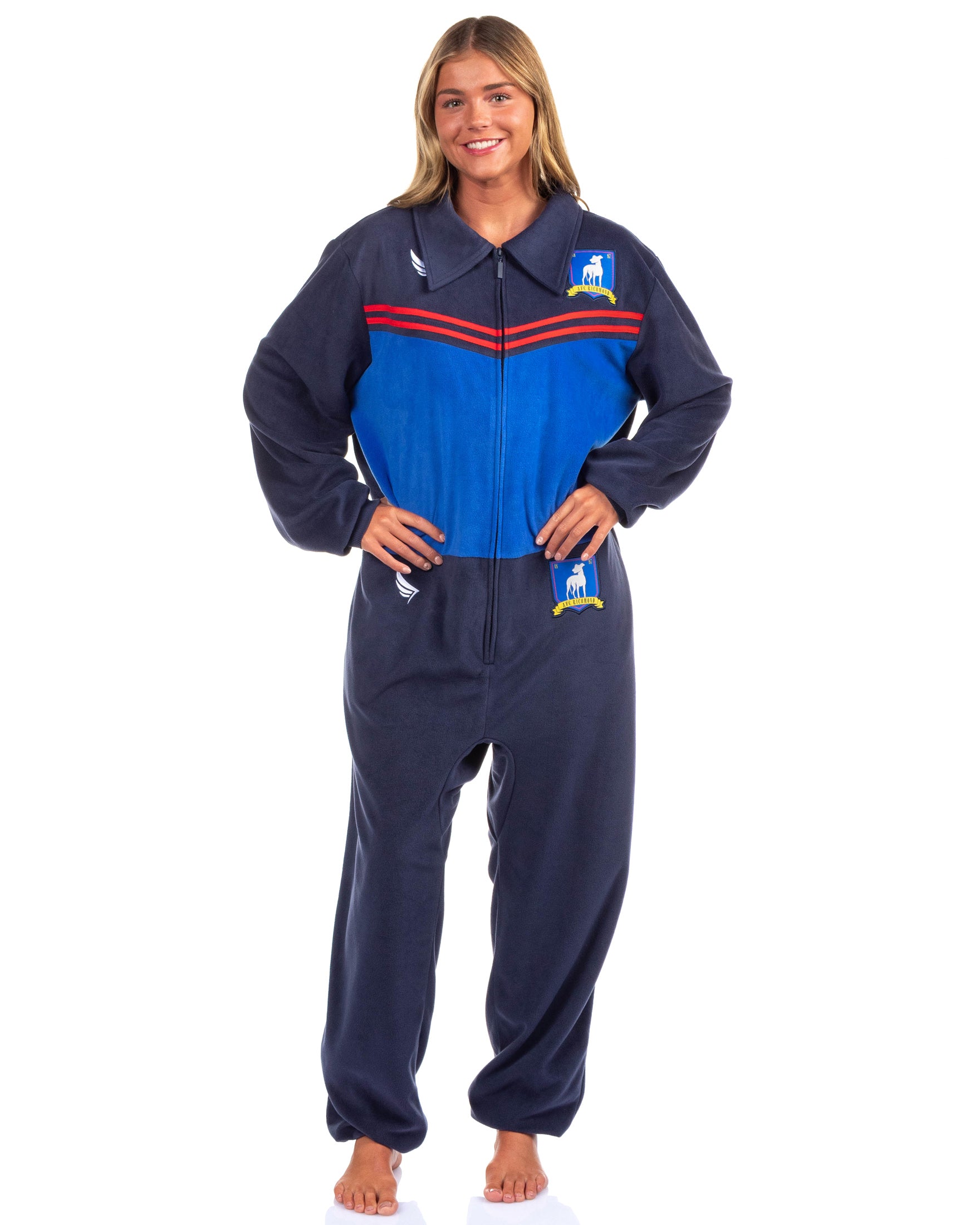 Ted Lasso Union Suit Mens' AFC Richmond Costume Track Suit 1PC Pajama