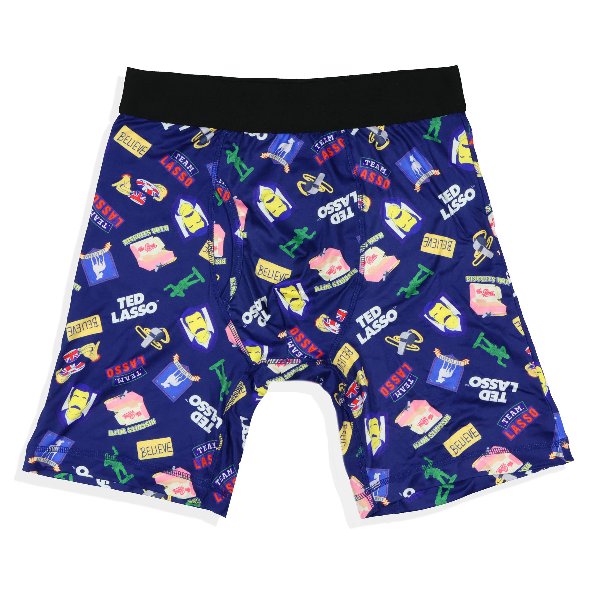 Ted Lasso Boxer Briefs Men's Allover Print AFC Richmond Tight Fit Underwear