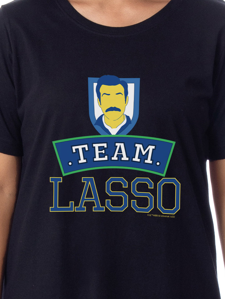 Ted Lasso Mens' TV Series Show Team Nightgown Sleep Pajama Shirt Crewneck