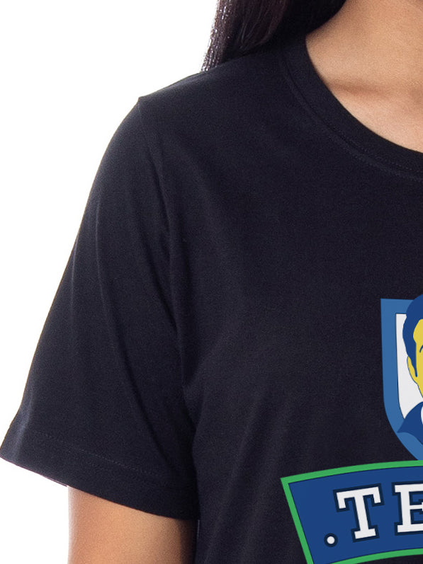 Ted Lasso Mens' TV Series Show Team Nightgown Sleep Pajama Shirt Crewneck