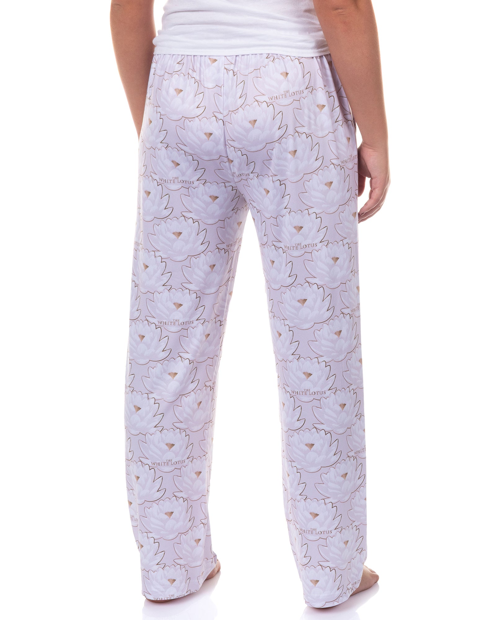 The White Lotus Pajamas Women's Allover Flower Design Lounge Sleep Pant