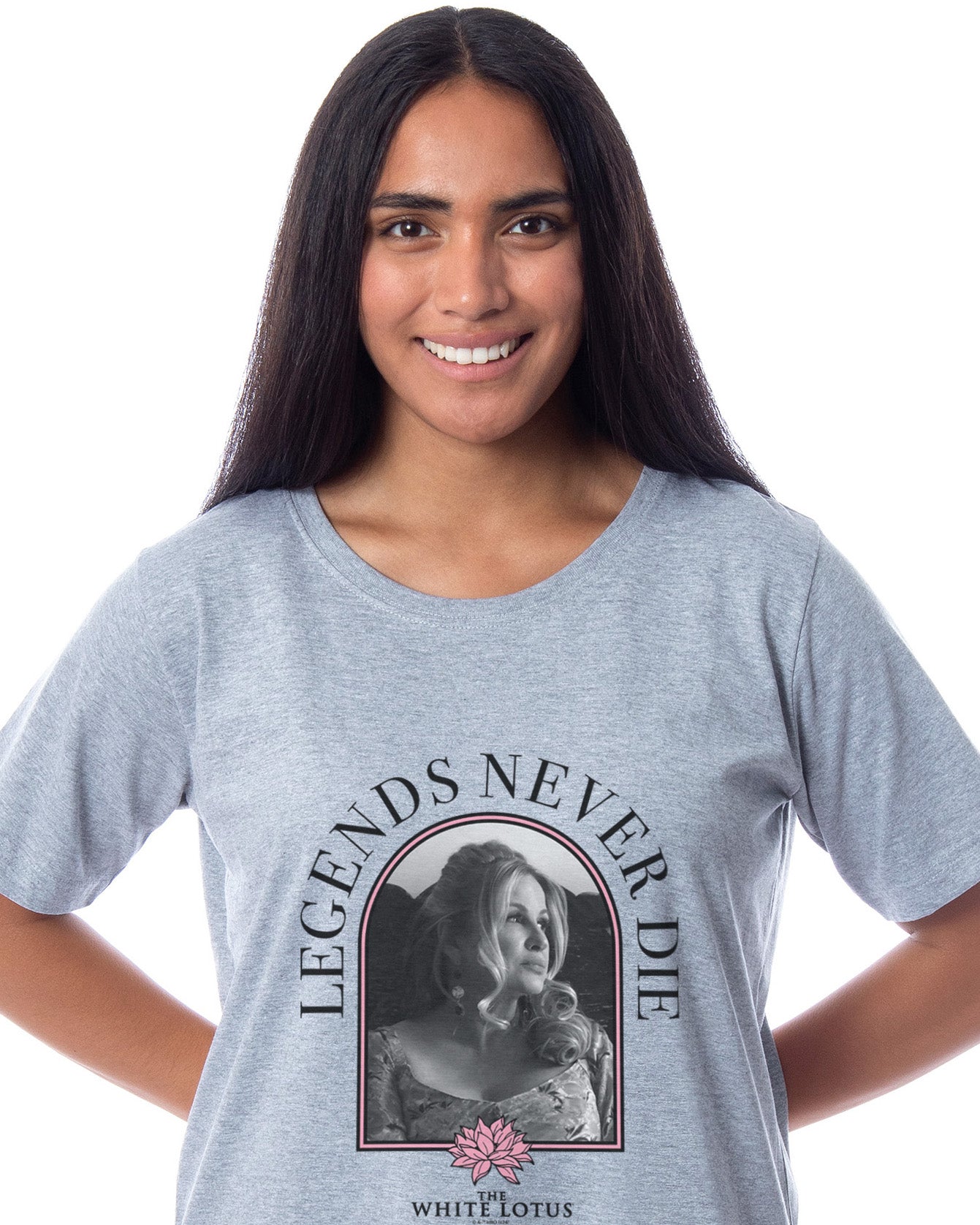 The White Lotus TV Show Womens' Tanya McQuoid Nightgown Sleep Pajama Shirt