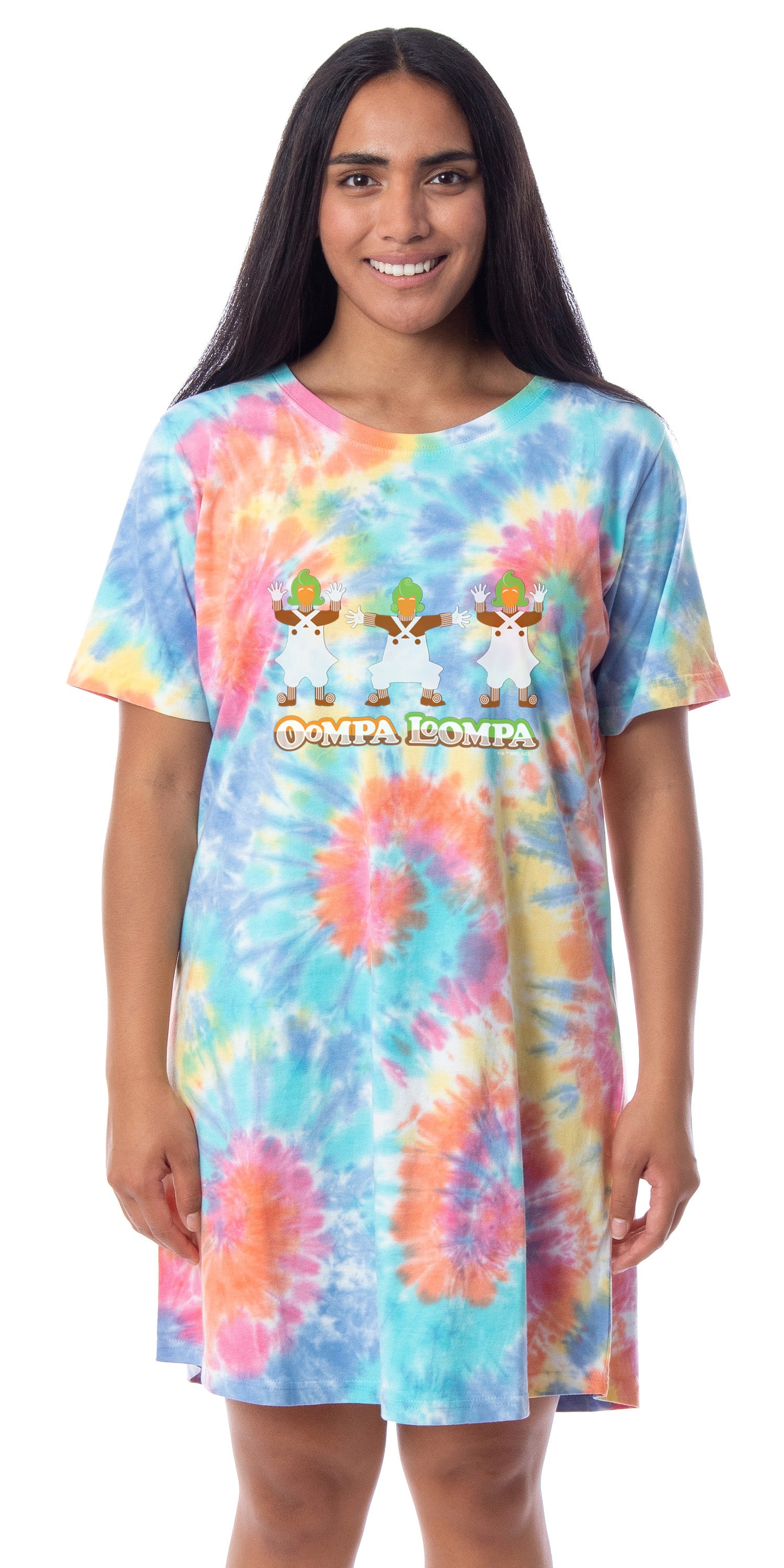 Willy Wonka and the Chocolate Factory Women's Oompa Loompa Pajama Nightgown