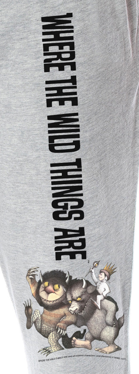 Where The Wild Things Are Book Adult Men's Loungewear Pajama Pants