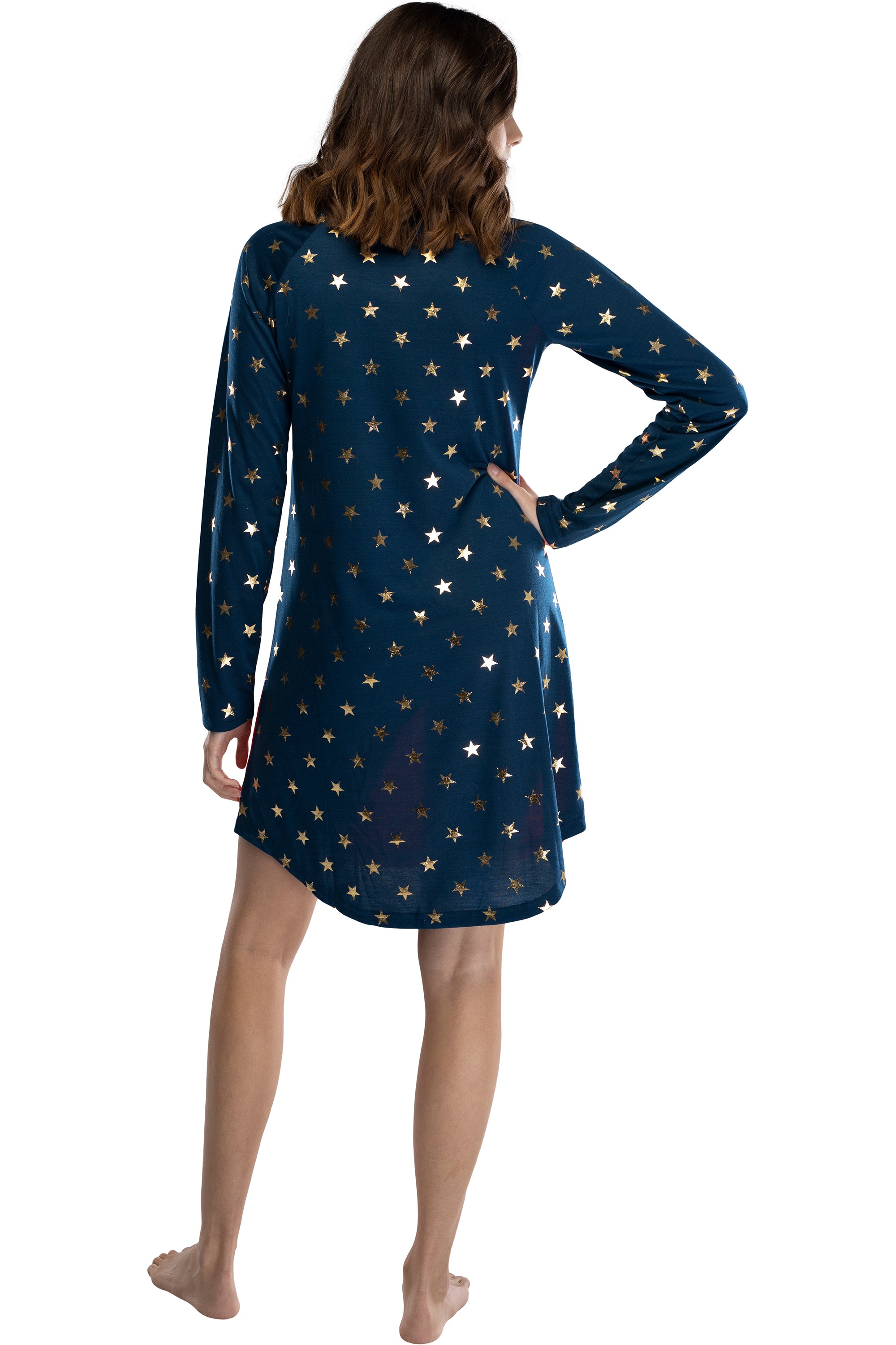 Wonder Woman Circle Logo Raglan Night Gown