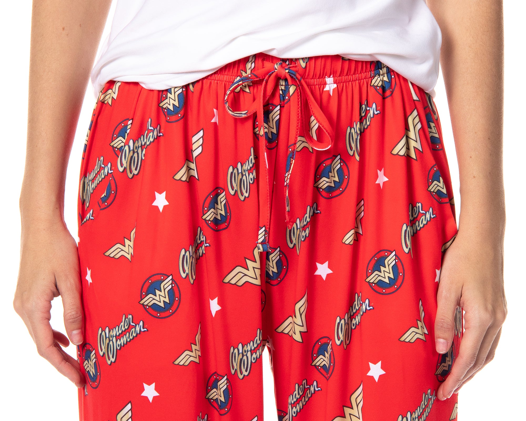 DC Comics Womens' Wonder Woman Classic Character Symbol Pajama Pants