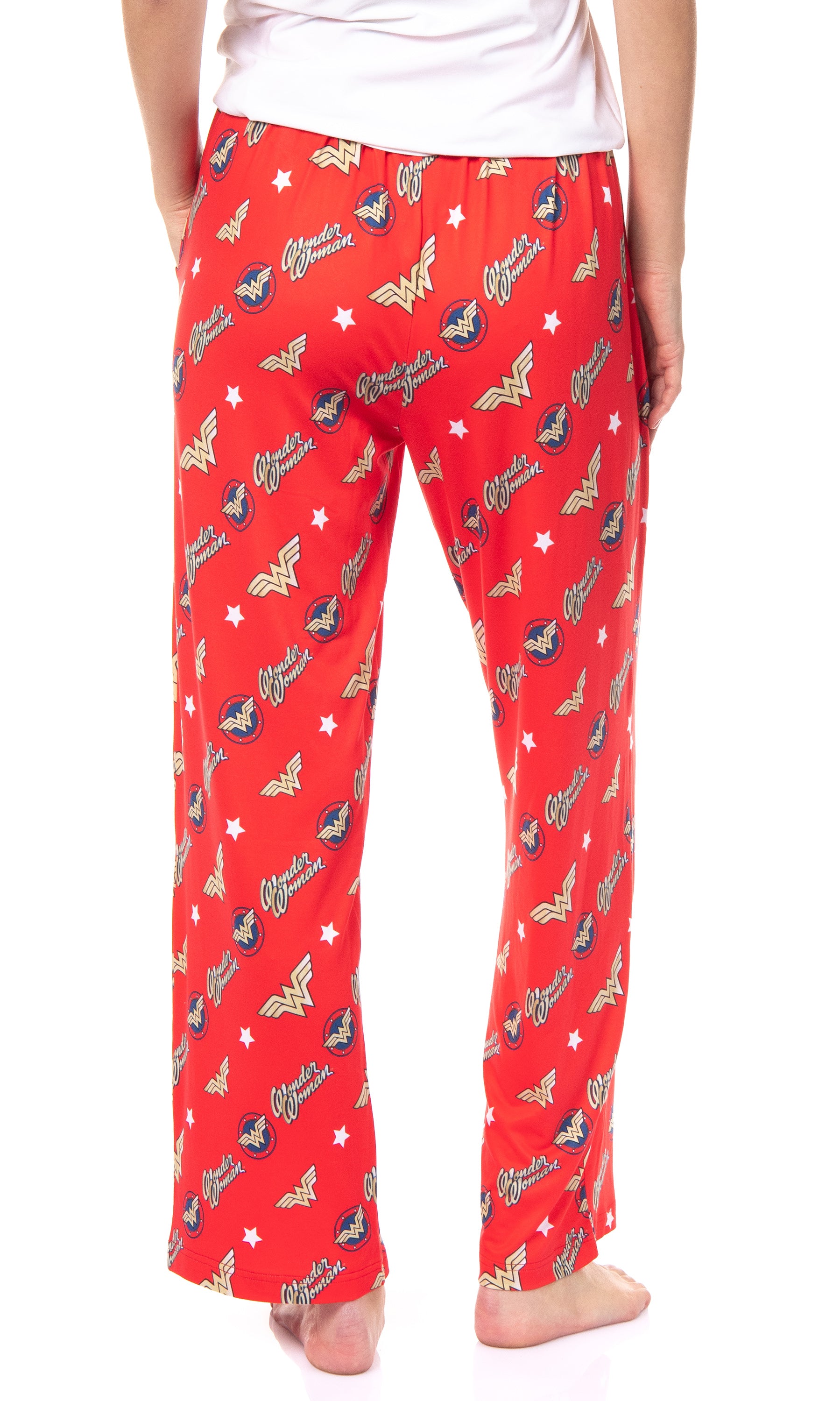 DC Comics Womens' Wonder Woman Classic Character Symbol Pajama Pants