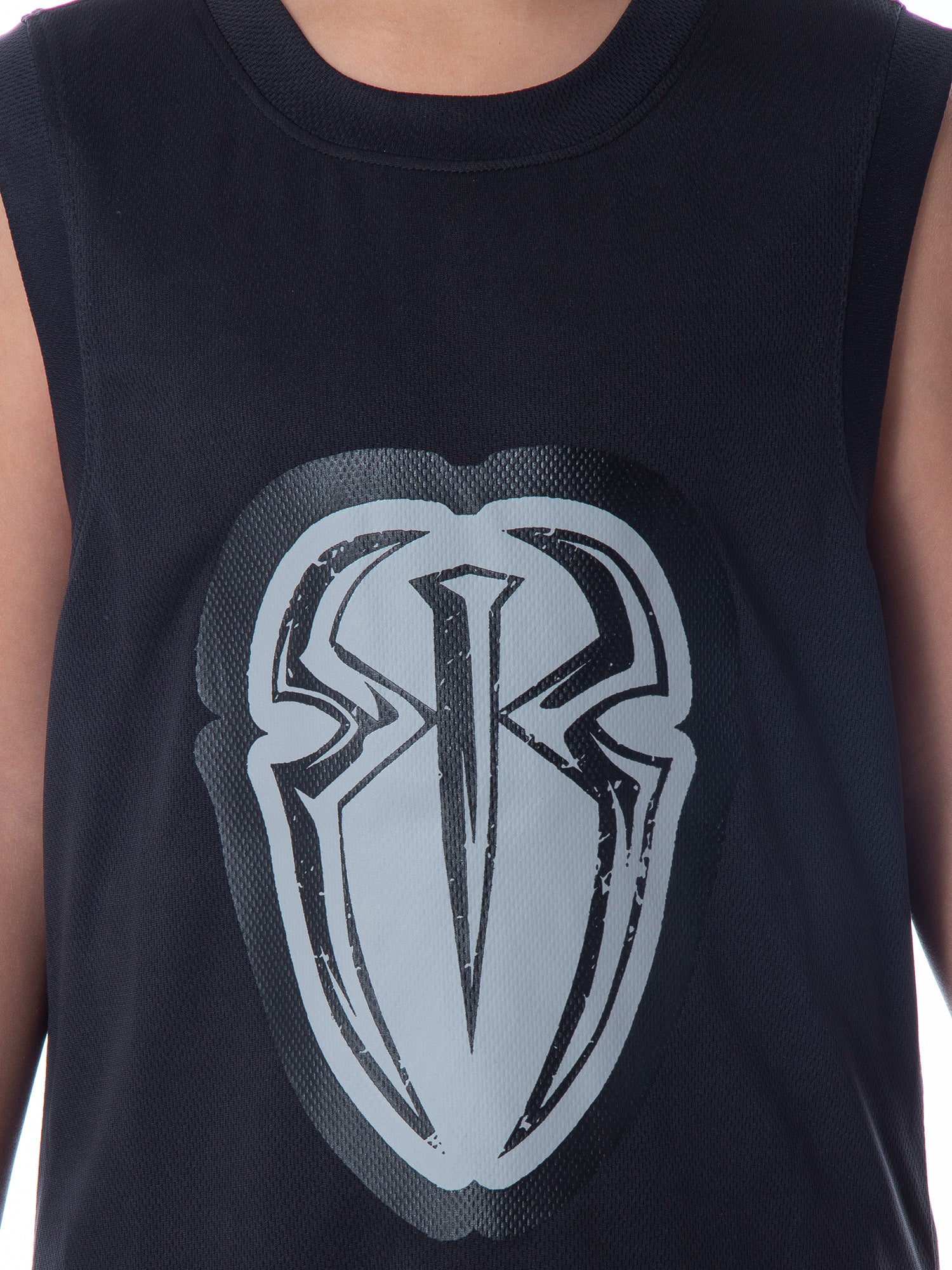 WWE Boys' Roman Reigns Wreck Everyone And Leave Tank Short Pajama Set