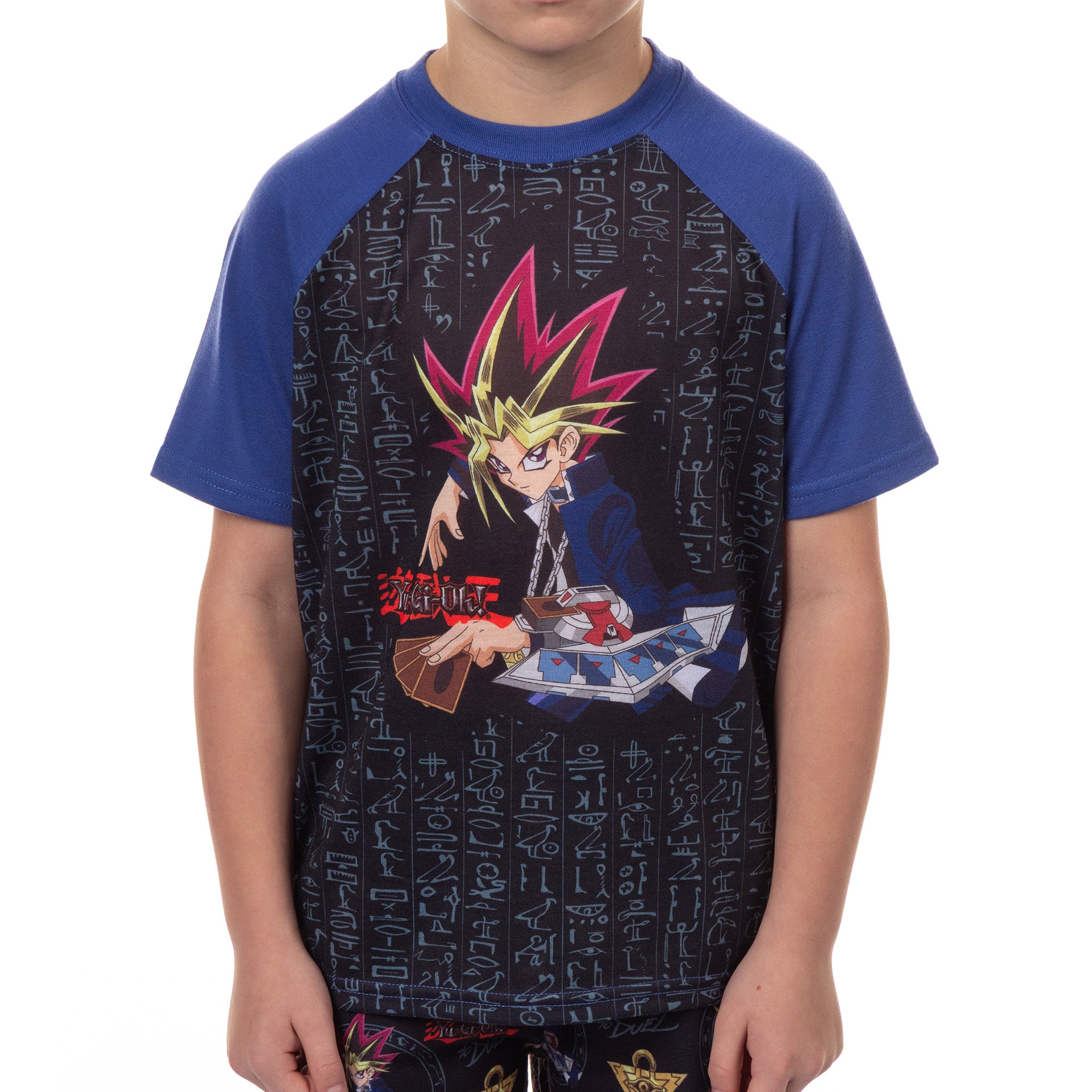 Yu-Gi-Oh! Pajamas Boys' It's Time to Duel Short Sleeve Sleep Set